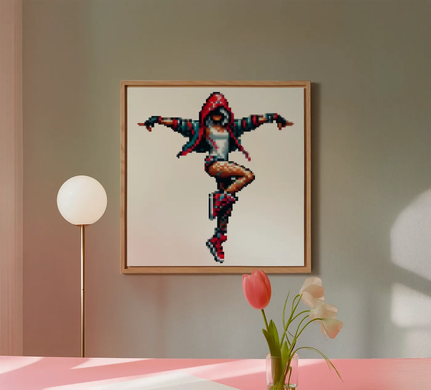 Dance - Pixelart alluminio dibond da pixelart