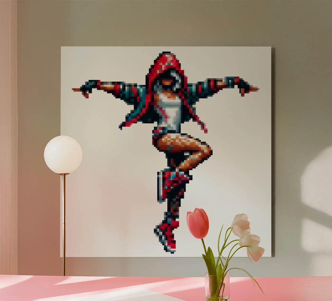 Dance - Pixelart alluminio dibond da pixelart