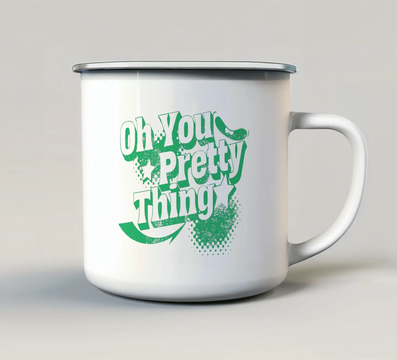 Oh You Pretty Thing tazza in smalto da Gunawan Rb