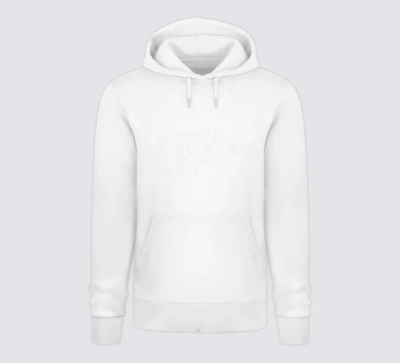 Introverted but very willing to discuss science Hoodie von happieeagle