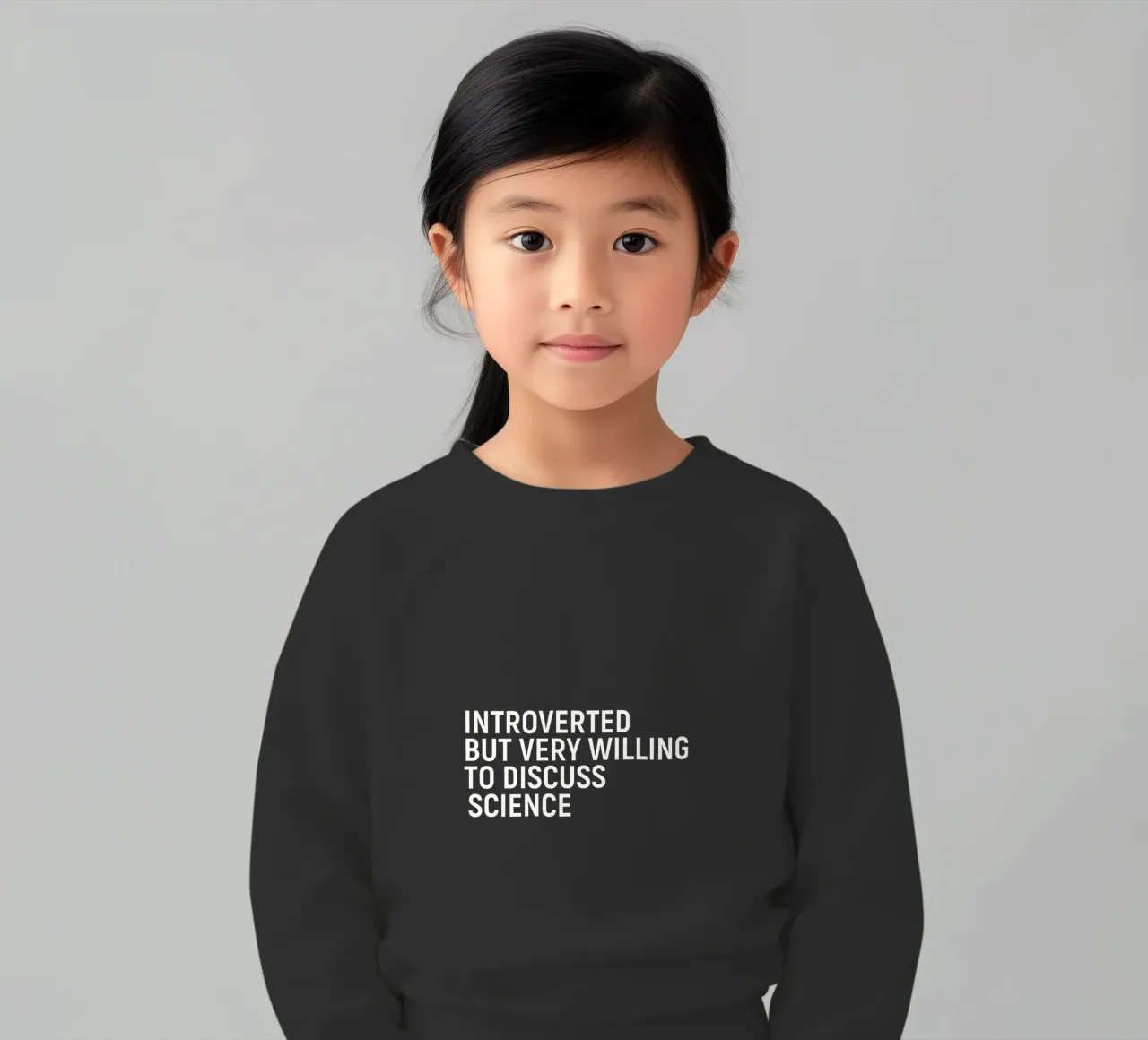 Introverted but very willing to discuss science felpa bambino da happieeagle
