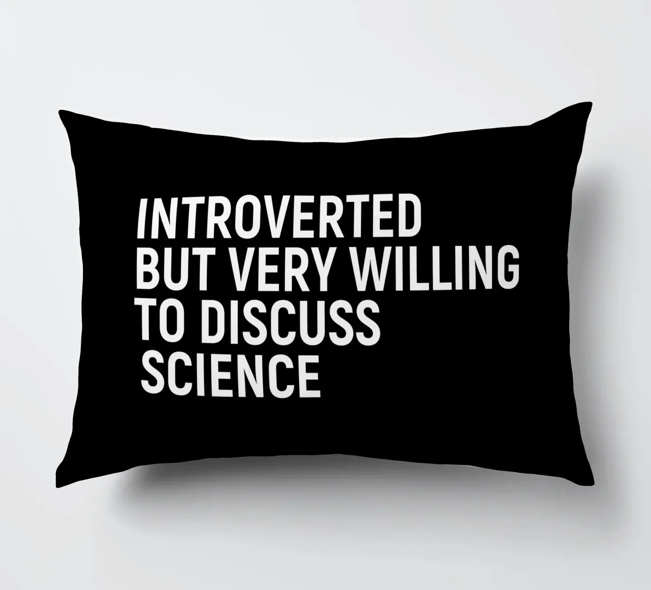 Introverted but very willing to discuss science coussin de happieeagle
