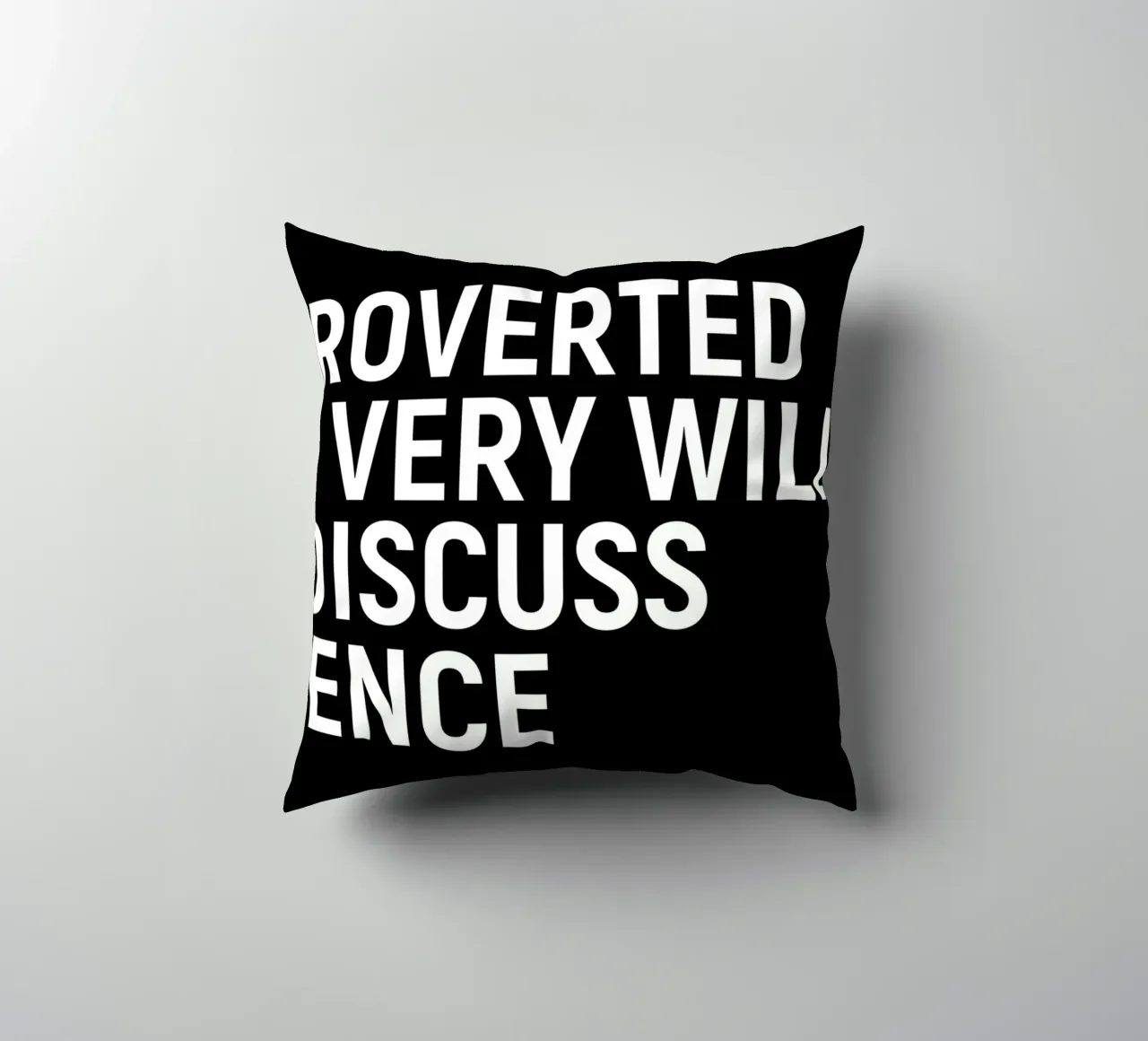 Introverted but very willing to discuss science coussin de happieeagle
