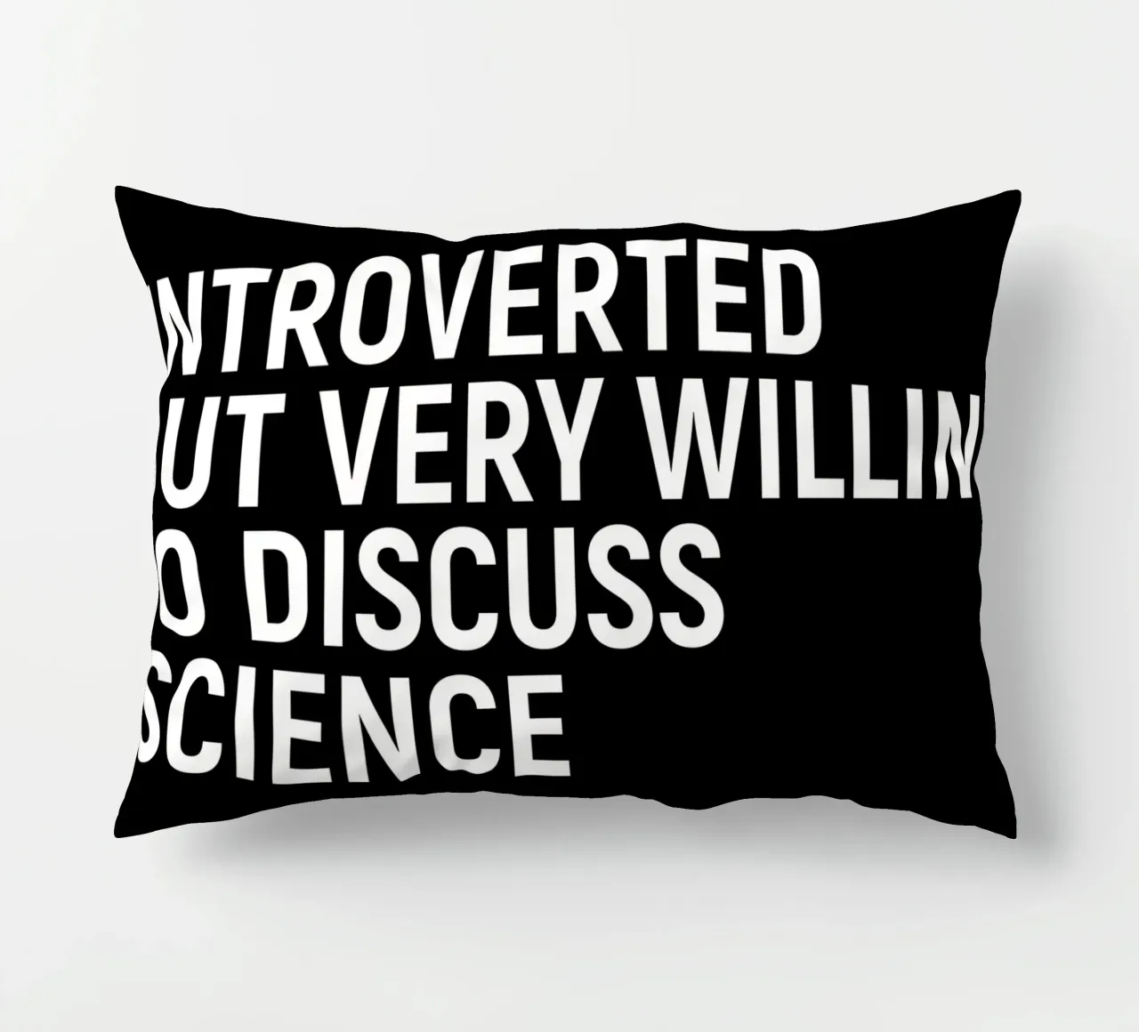 Introverted but very willing to discuss science coussin de happieeagle
