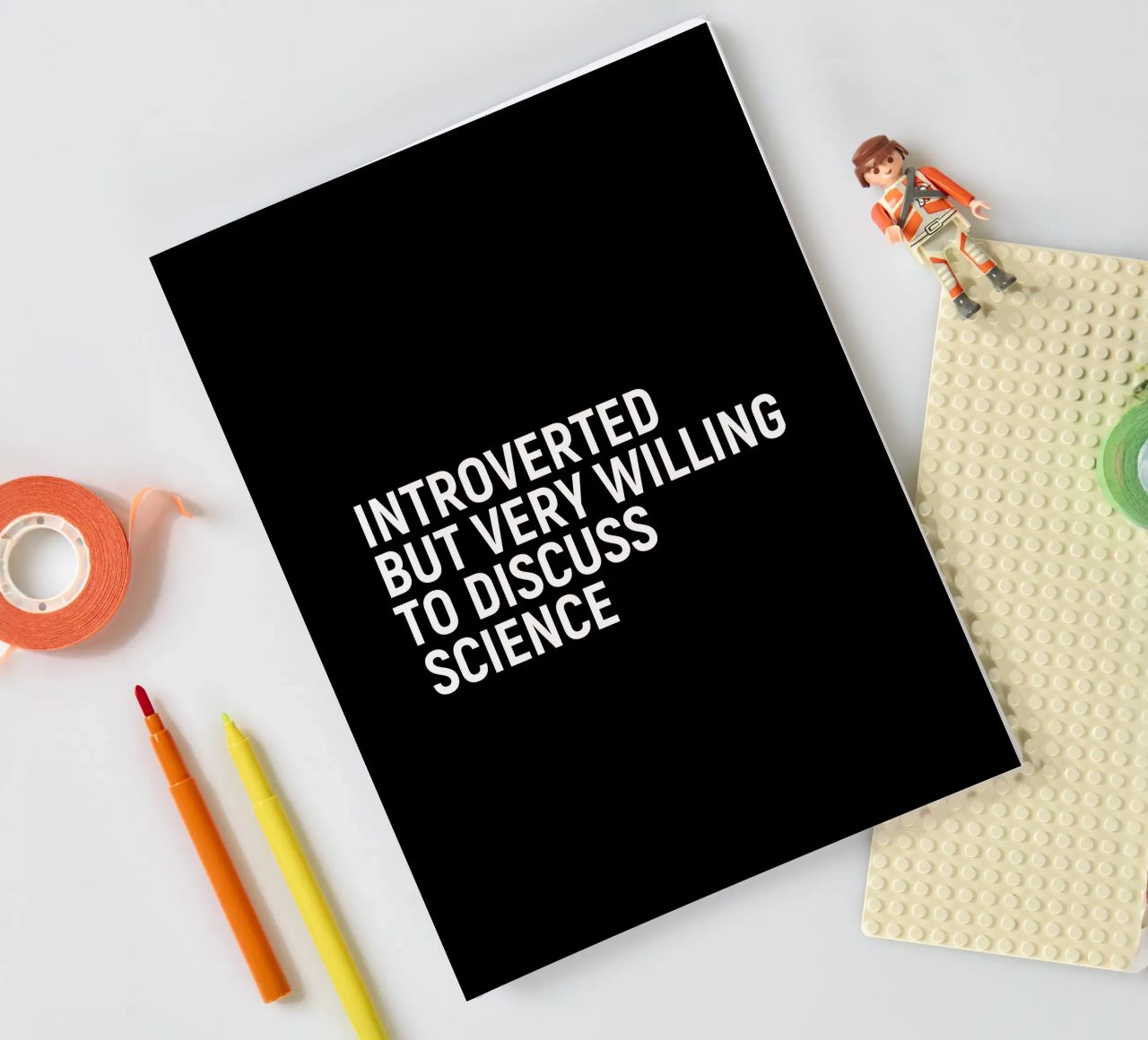 Introverted but very willing to discuss science notebook by happieeagle