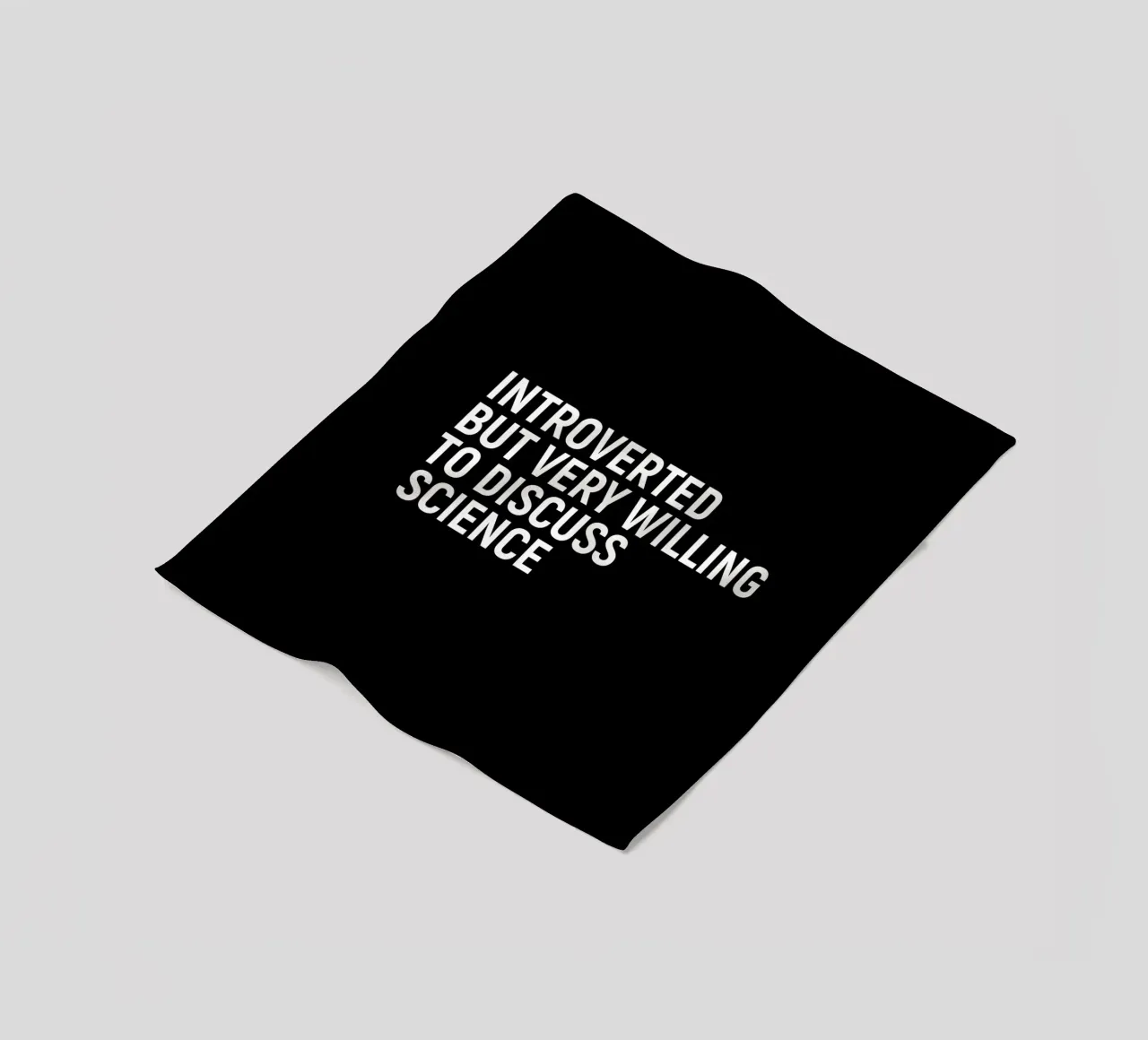 Introverted but very willing to discuss science Fleecedecke von happieeagle