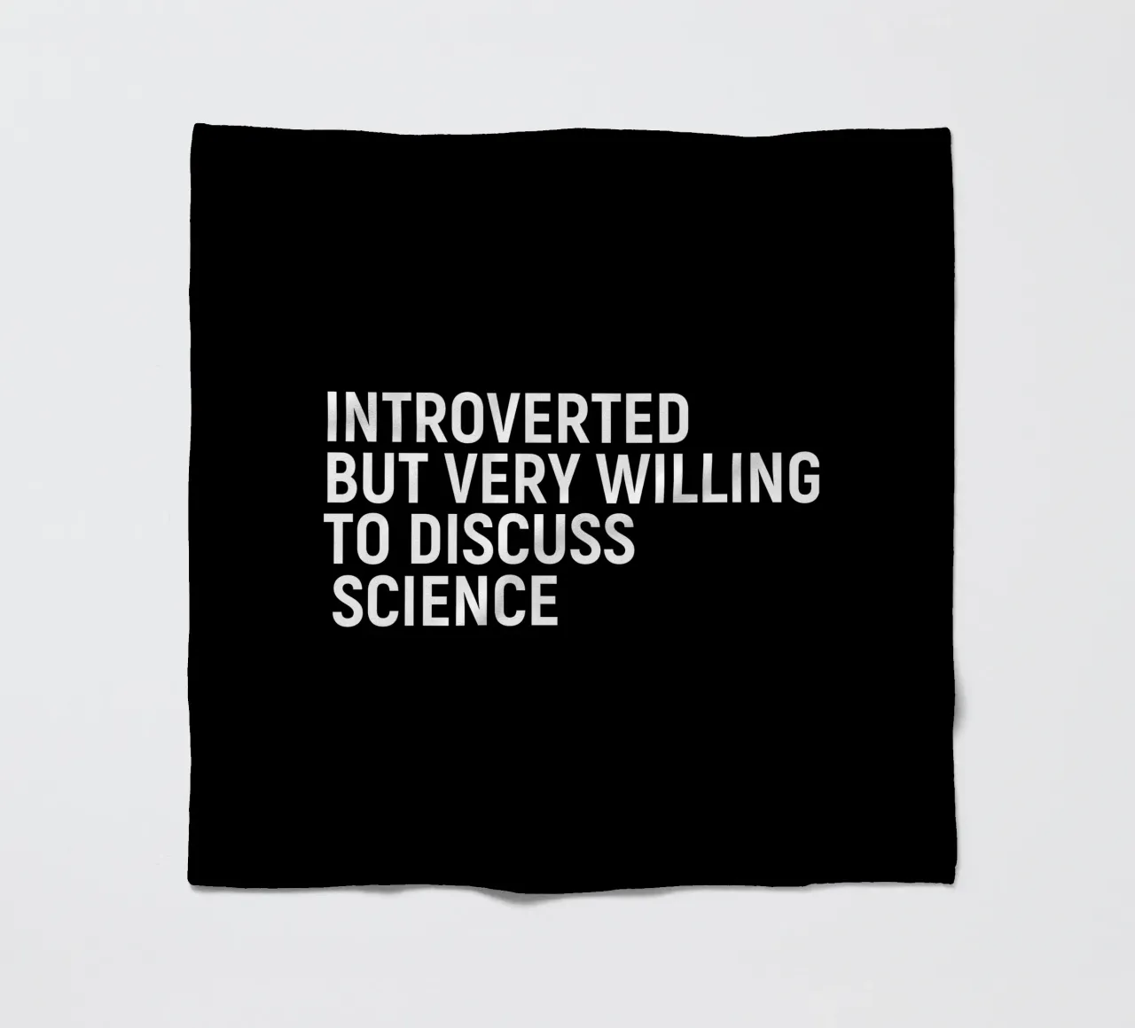 Introverted but very willing to discuss science Fleecedecke von happieeagle