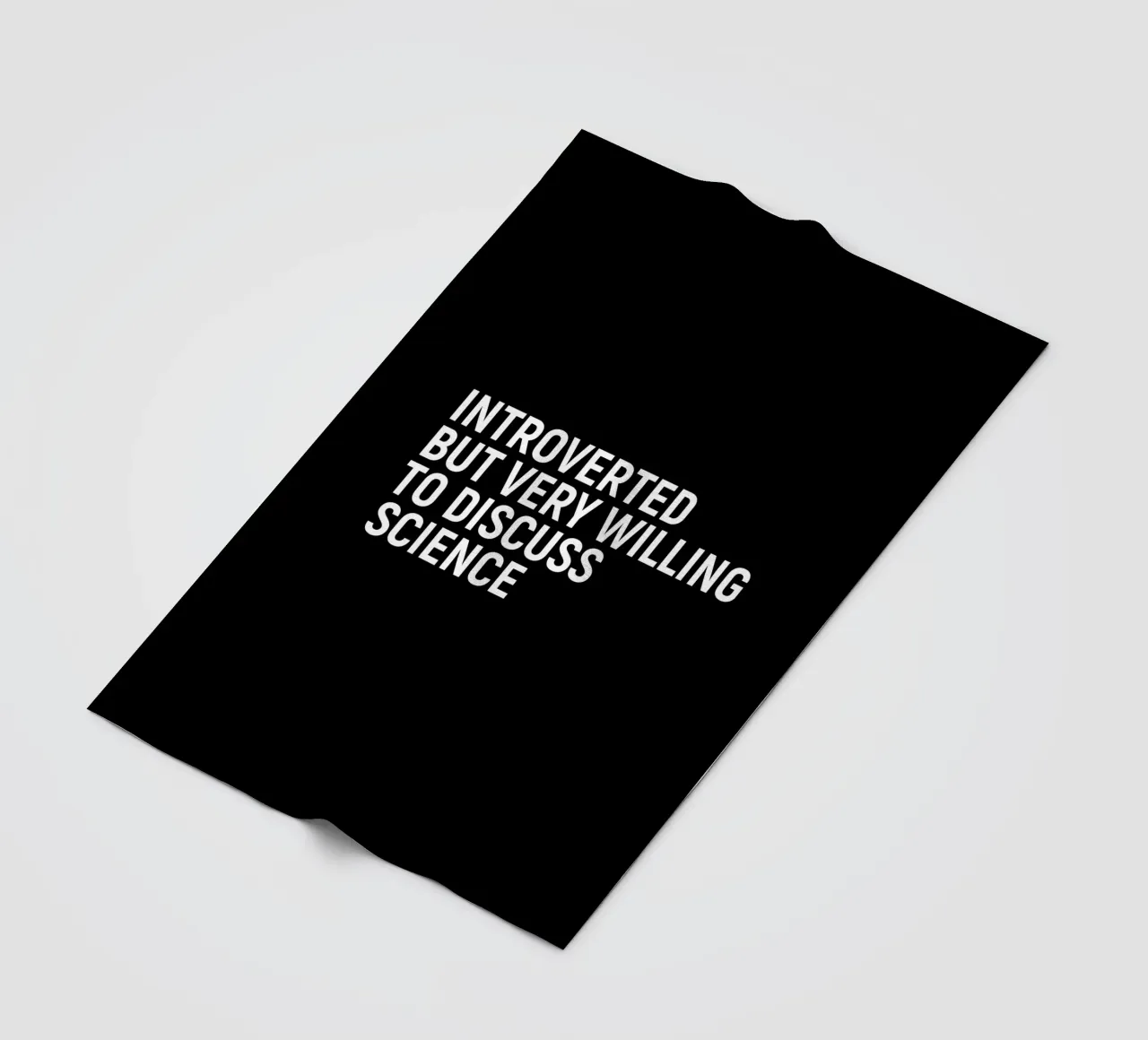 Introverted but very willing to discuss science Fleecedecke von happieeagle