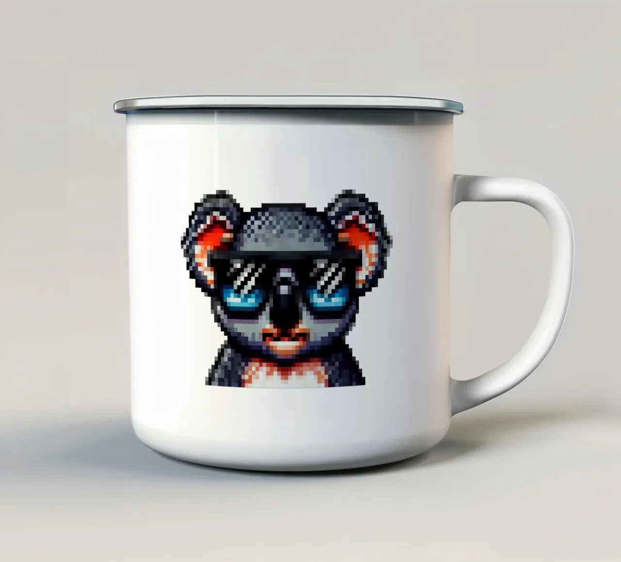 koala fresco - Pixelart tazza in smalto da pixelart