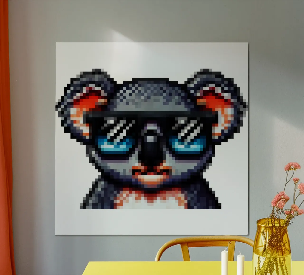 koala fresco - Pixelart carta hahnemühle da pixelart