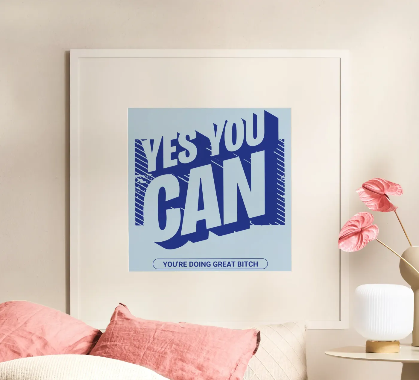 Ja, dat kan poster van Gunawan Rb