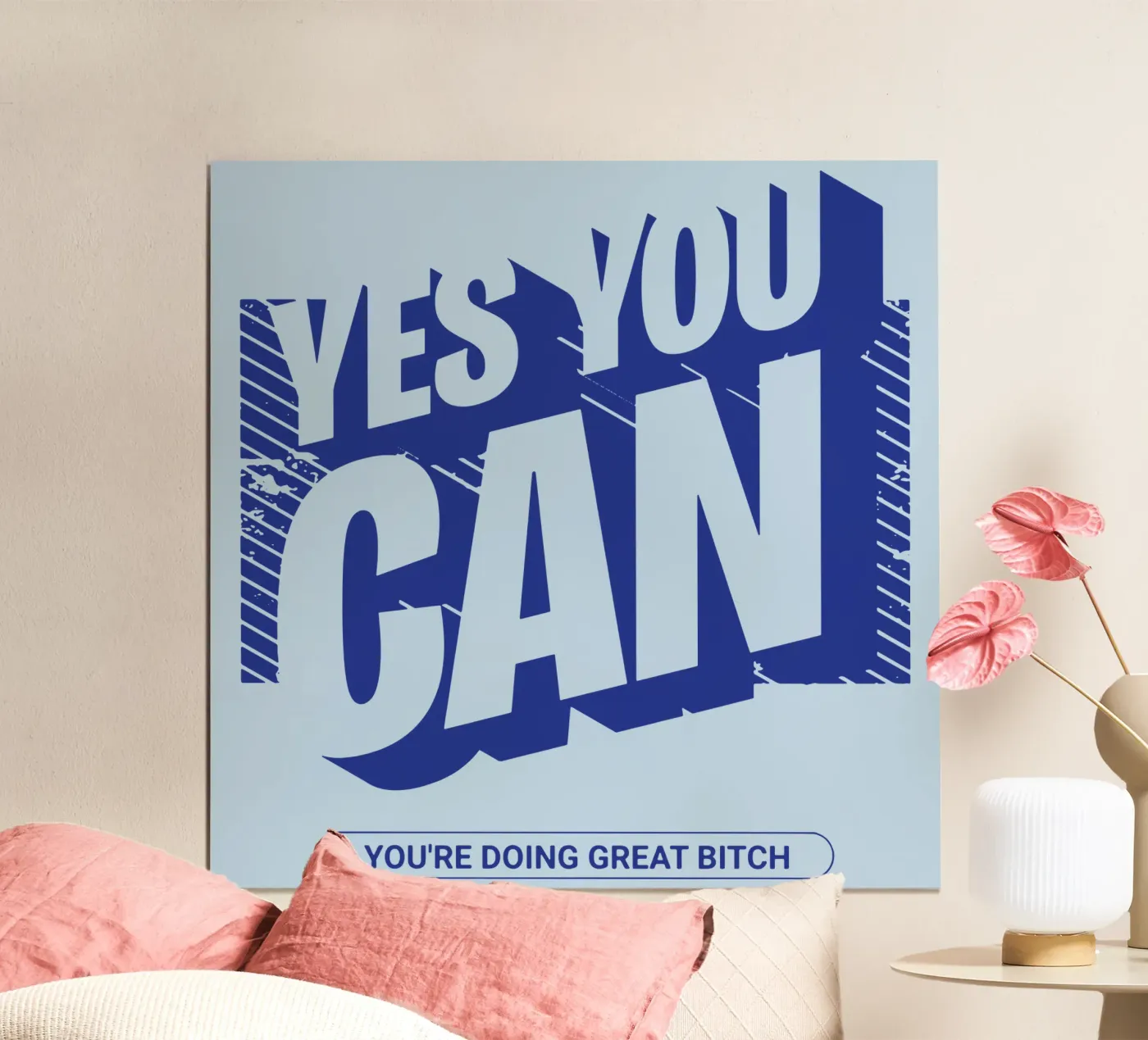 Ja, dat kan poster van Gunawan Rb