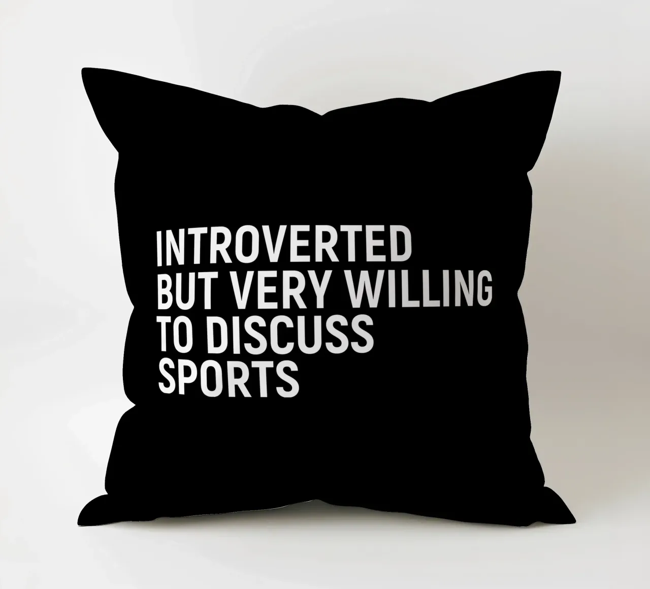 Introverted but very willing to discuss sports cuscino da happieeagle