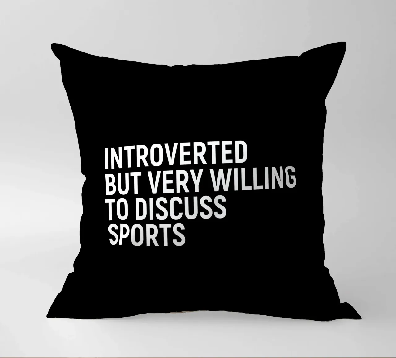 Introverted but very willing to discuss sports cuscino da happieeagle