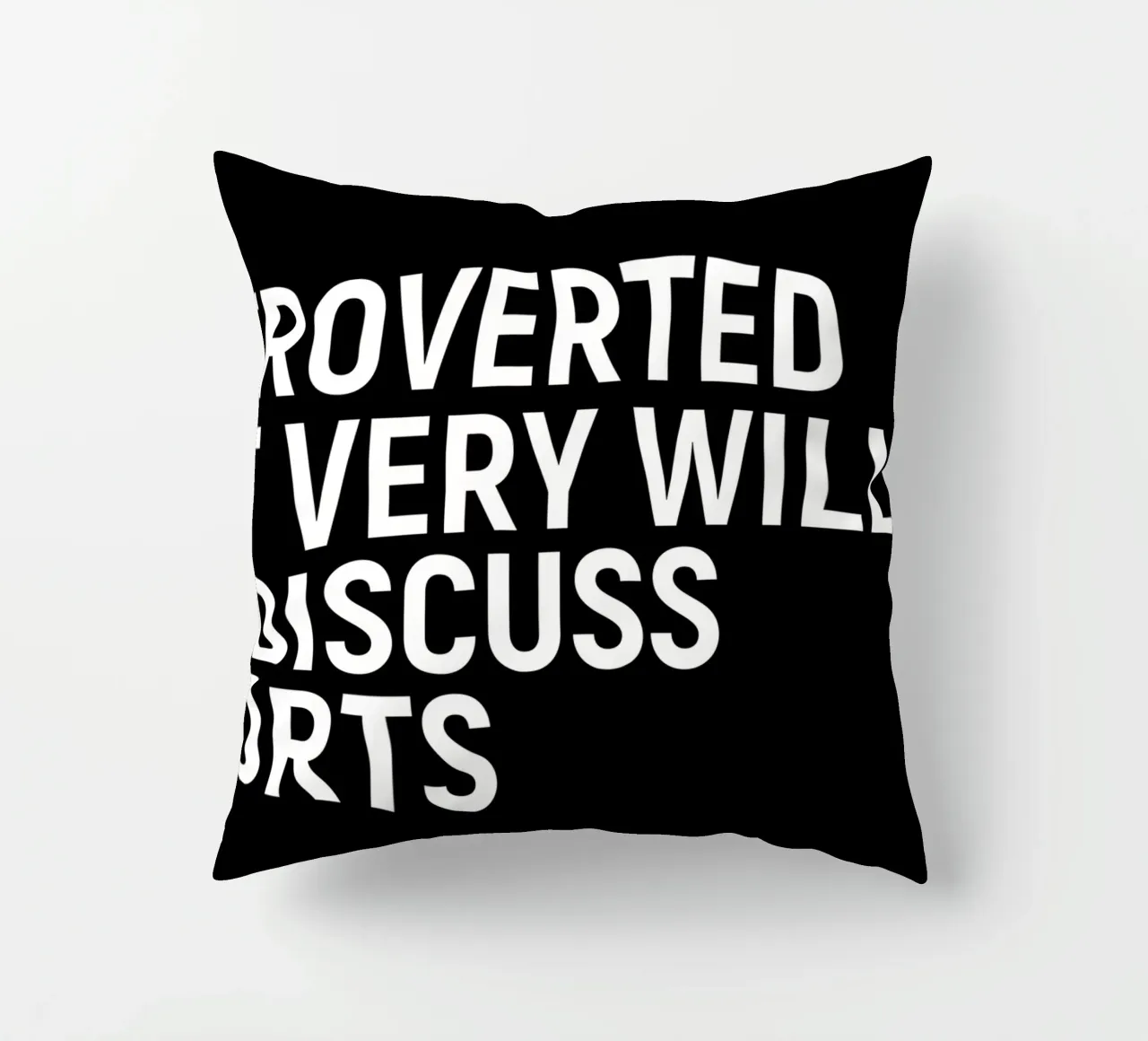 Introverted but very willing to discuss sports cuscino da happieeagle