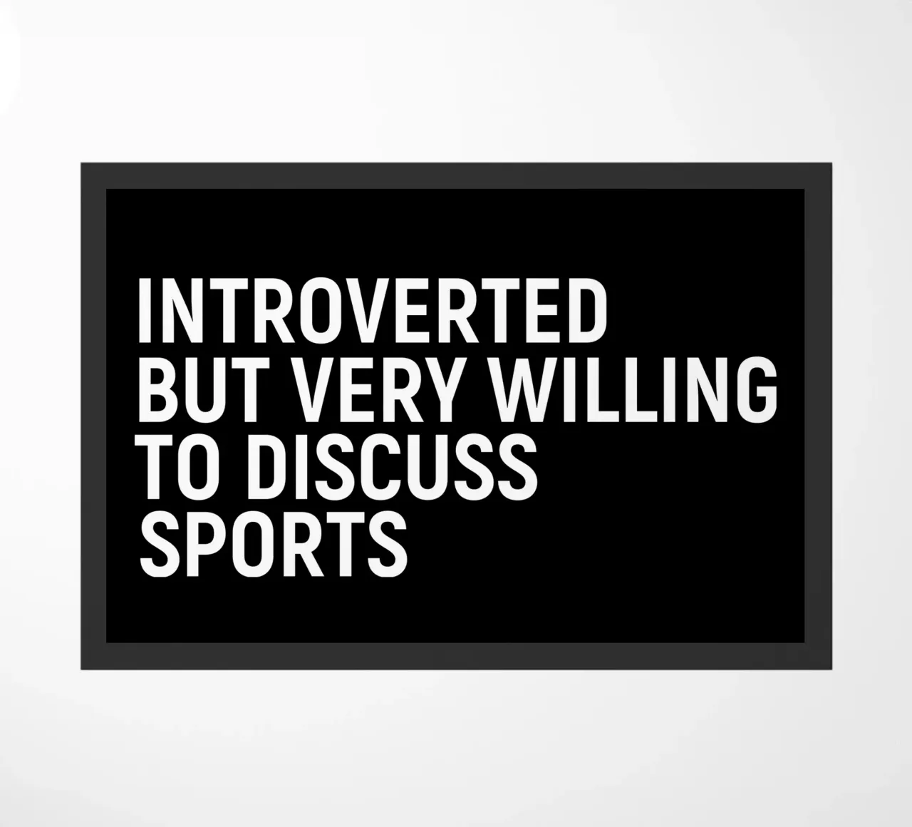Introverted but very willing to discuss sports zerbino da happieeagle