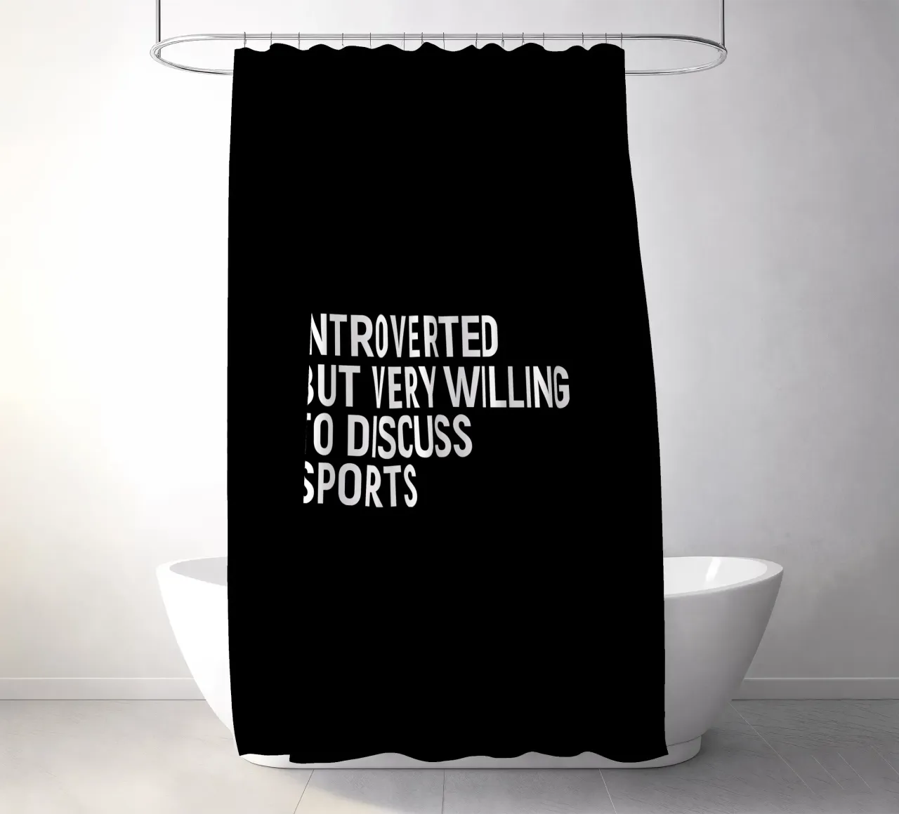 Introverted but very willing to discuss sports tenda da doccia da happieeagle