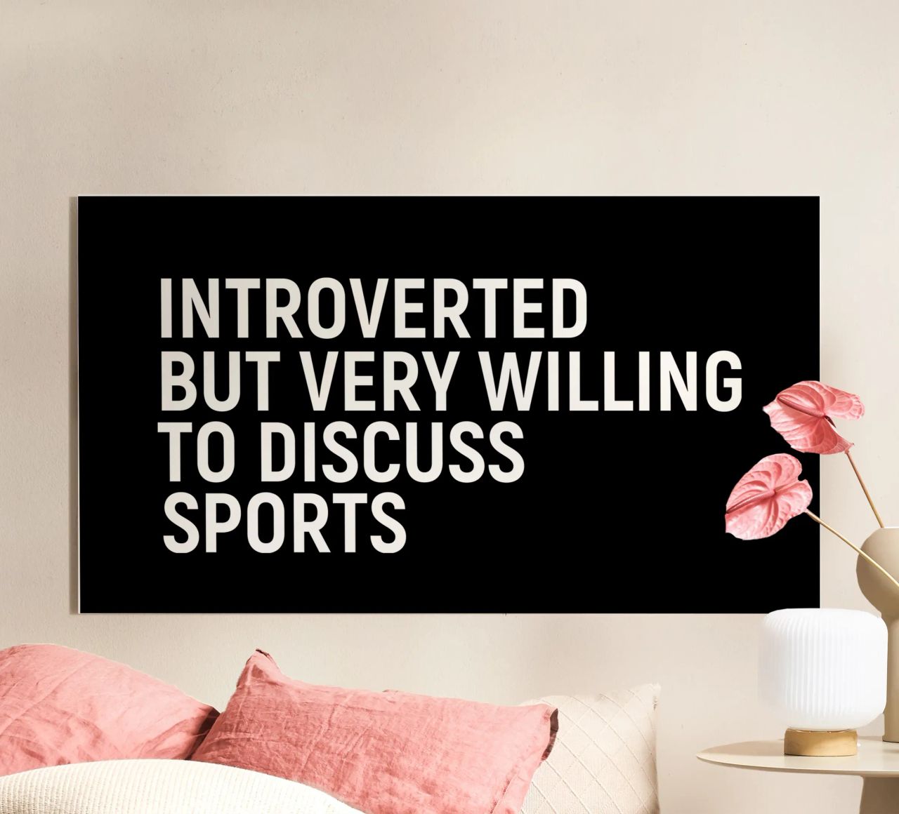 Introverted but very willing to discuss sports plexiglass da happieeagle