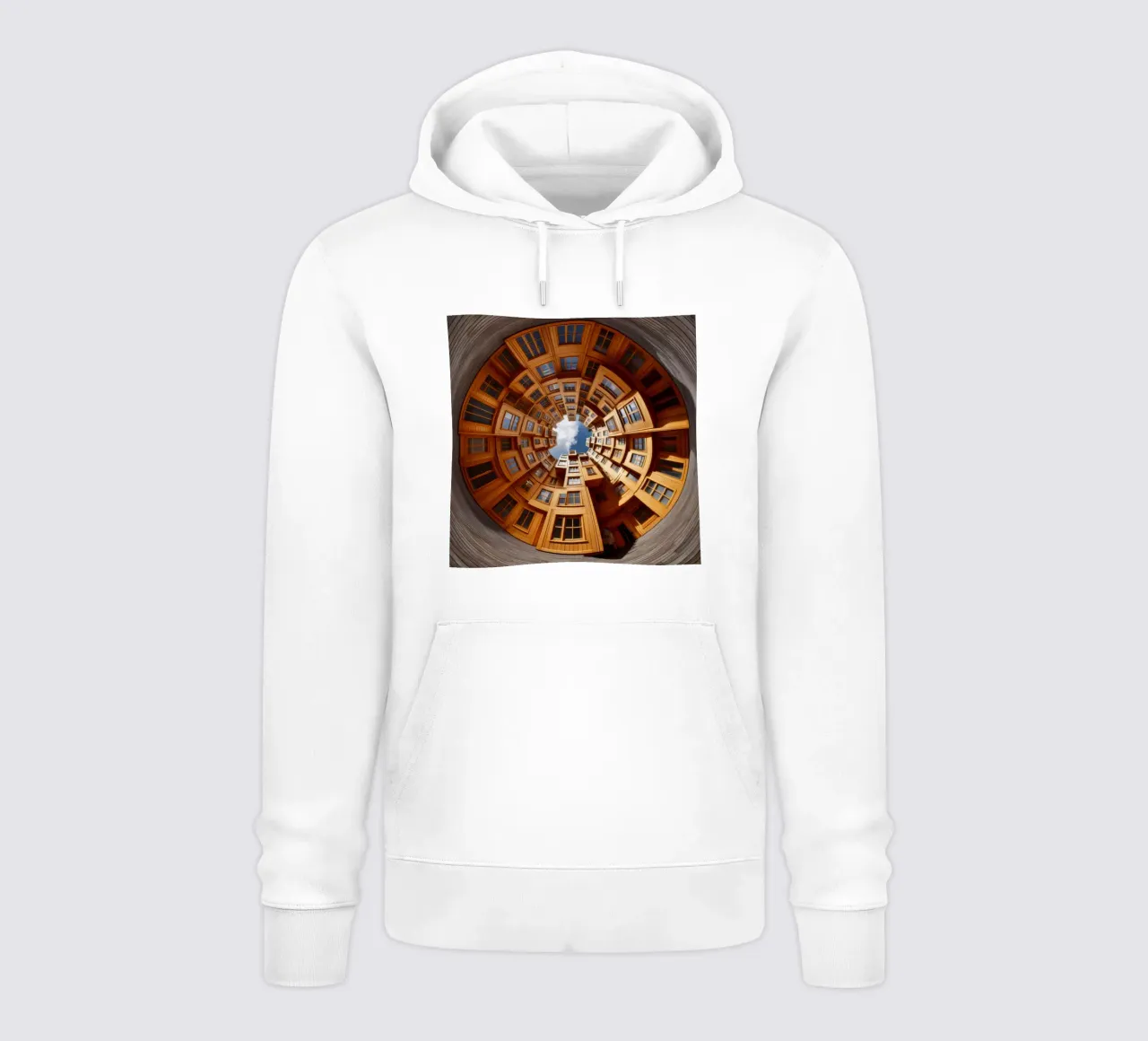 Sphere 060 - Unique Wooden Architecture hoodie by Spheres