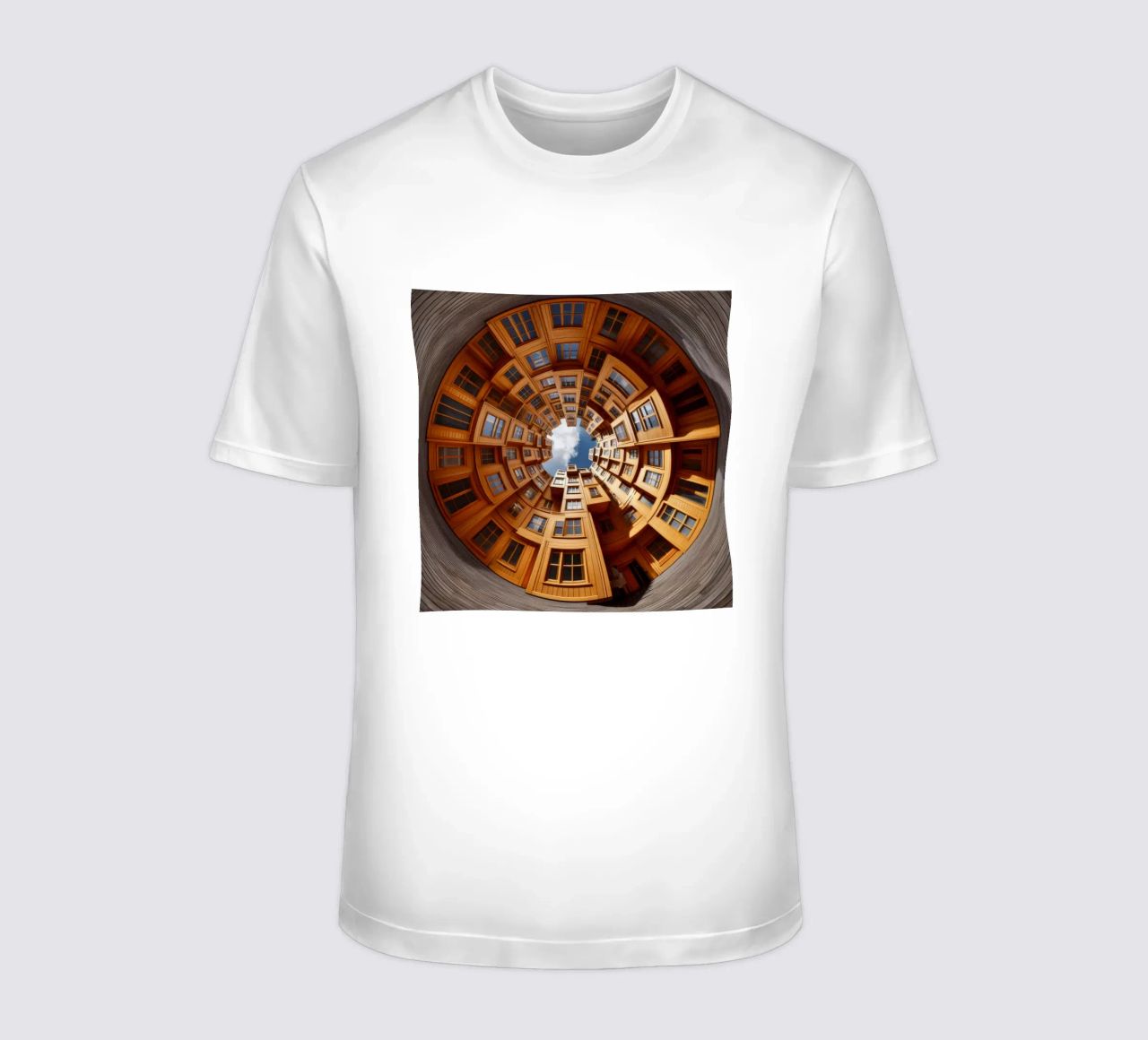 Sphere 060 - Unique Wooden Architecture t-shirt da Spheres