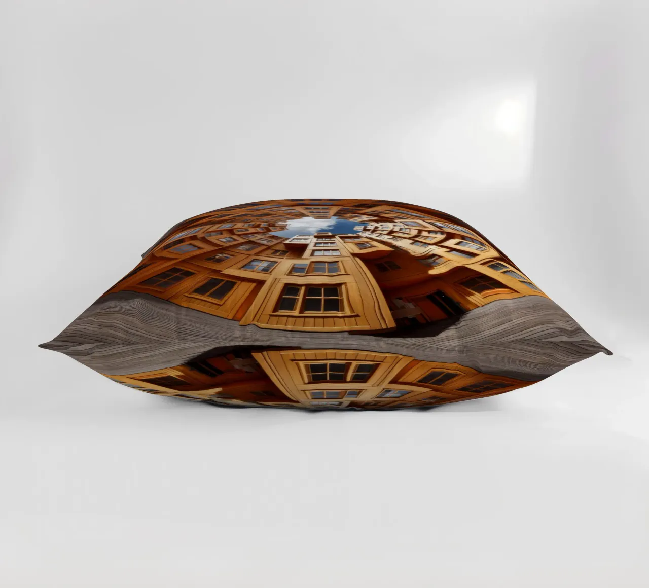 Sphere 060 - Unique Wooden Architecture cuscino da Spheres