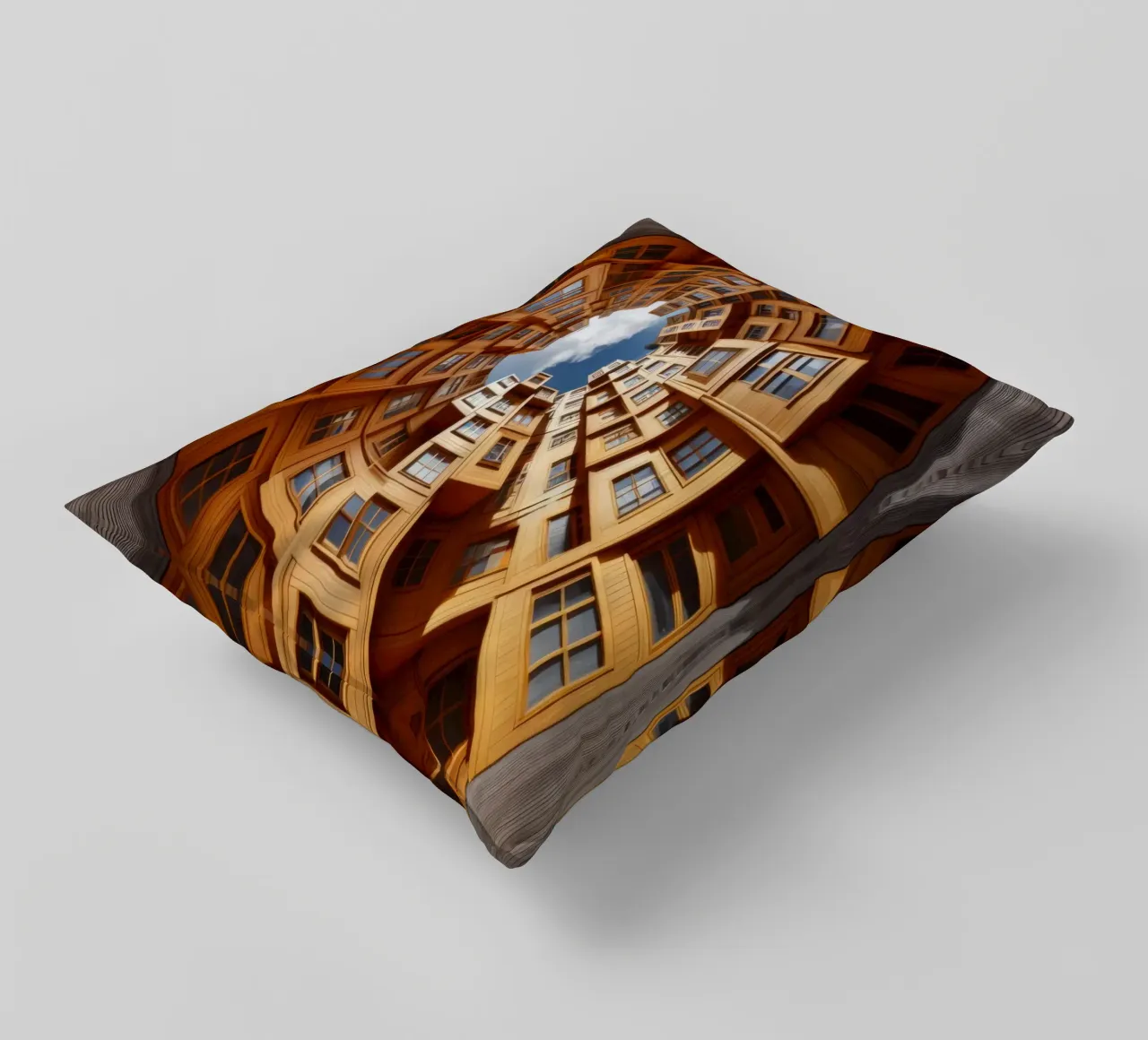 Sphere 060 - Unique Wooden Architecture cuscino da Spheres