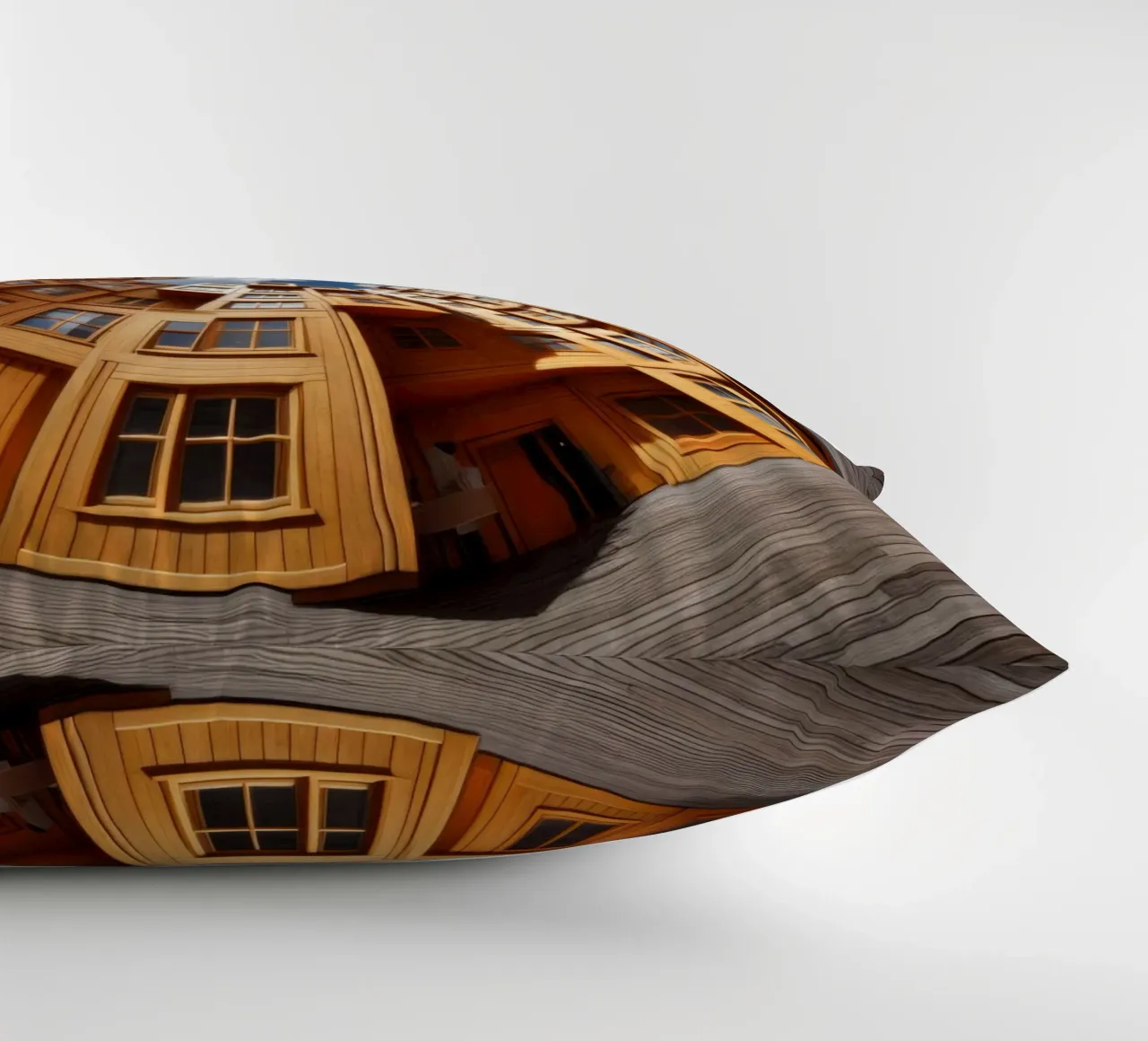 Sphere 060 - Unique Wooden Architecture cuscino da Spheres