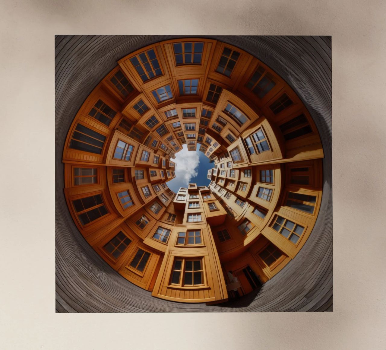 Sphere 060 - Unique Wooden Architecture pellicola backlit da Spheres
