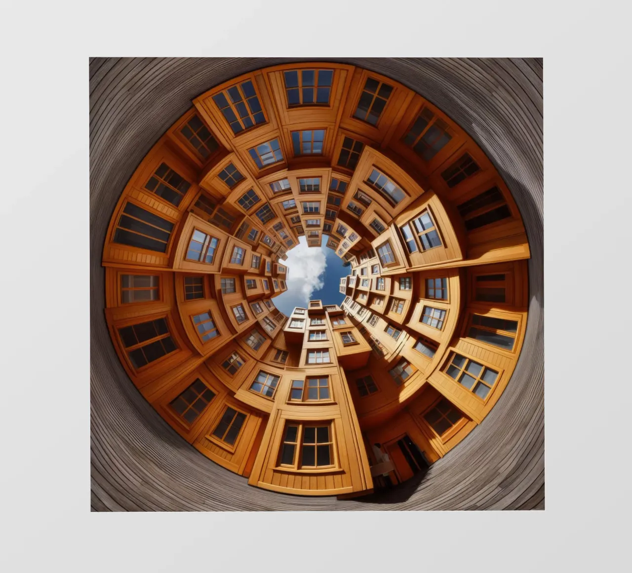 Sphere 060 - Unique Wooden Architecture pellicola backlit da Spheres