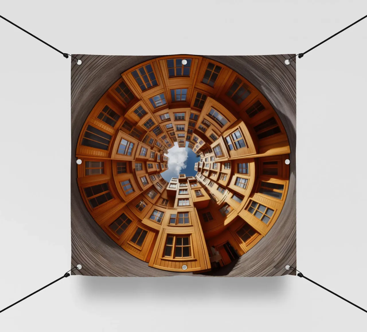 Sphere 060 - Unique Wooden Architecture telo in pvc da Spheres