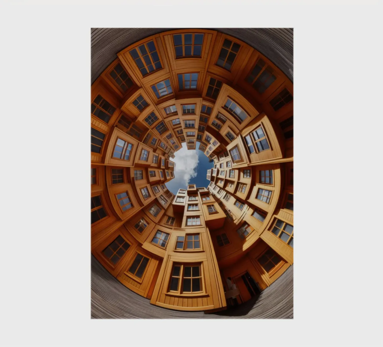 Sphere 060 - Unique Wooden Architecture notebook by Spheres