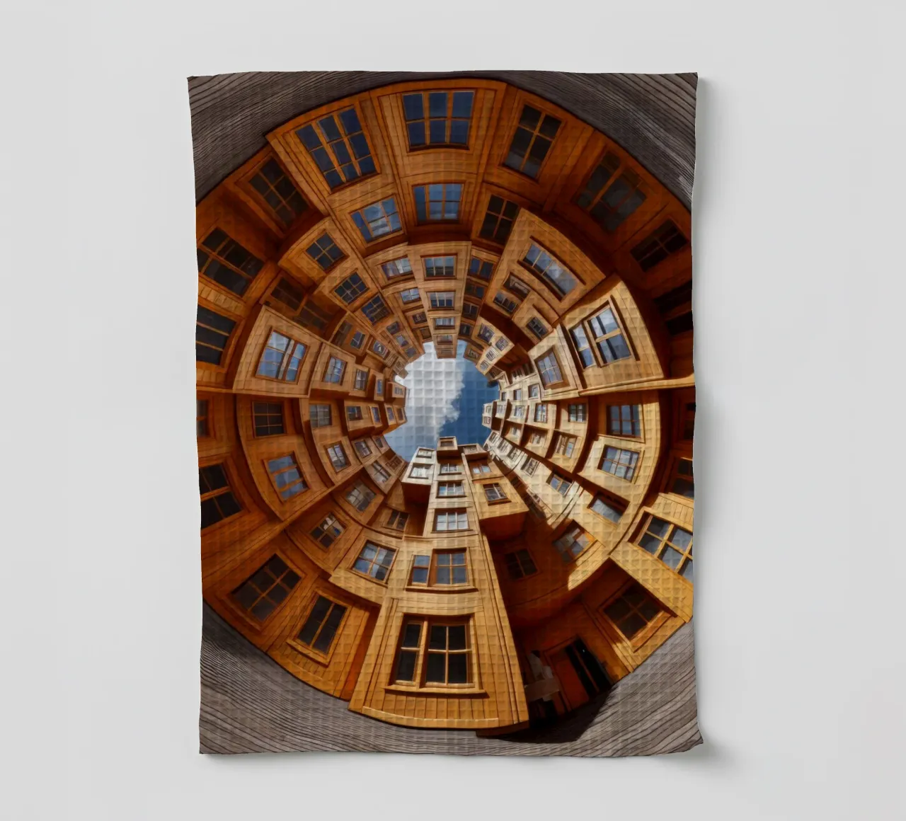 Sphere 060 - Unique Wooden Architecture torchon de Spheres