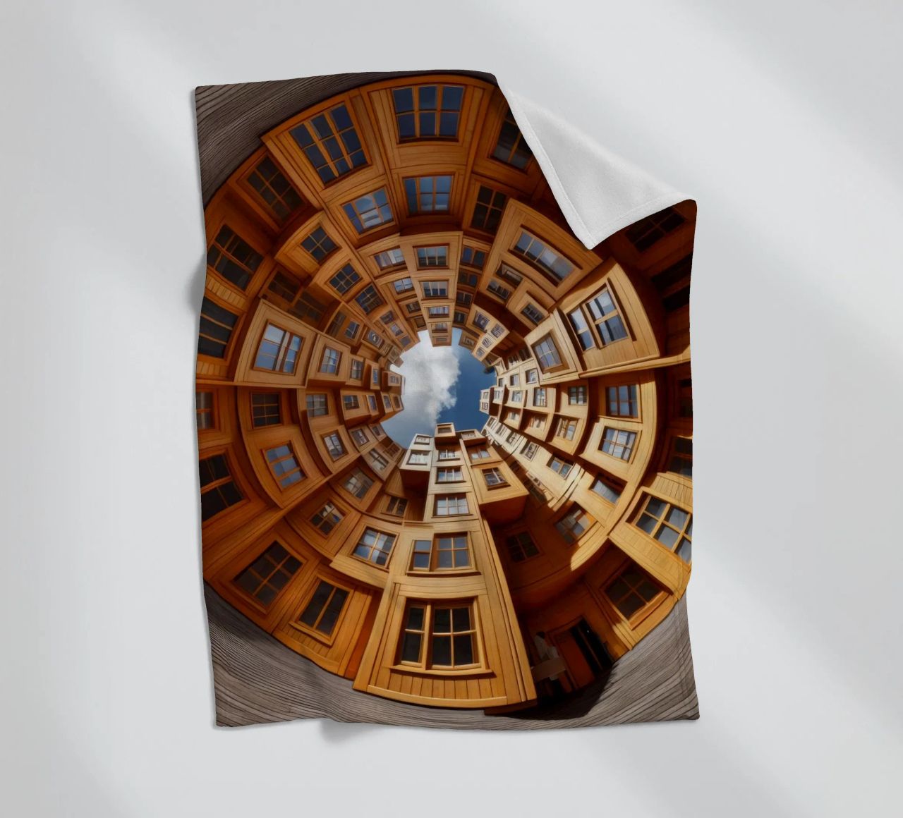 Sphere 060 - Unique Wooden Architecture coperta in pile da Spheres