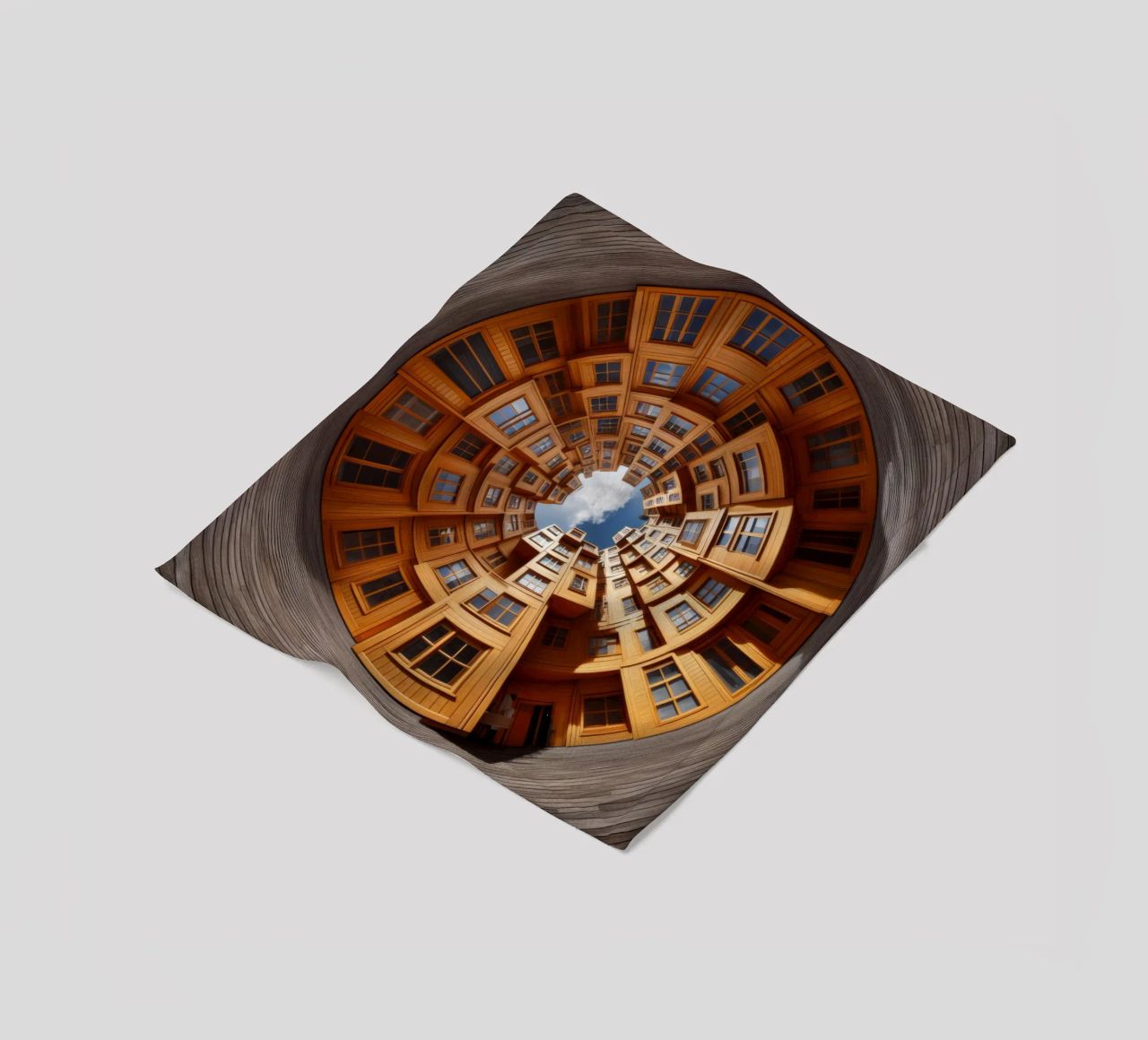 Sphere 060 - Unique Wooden Architecture coperta in pile da Spheres