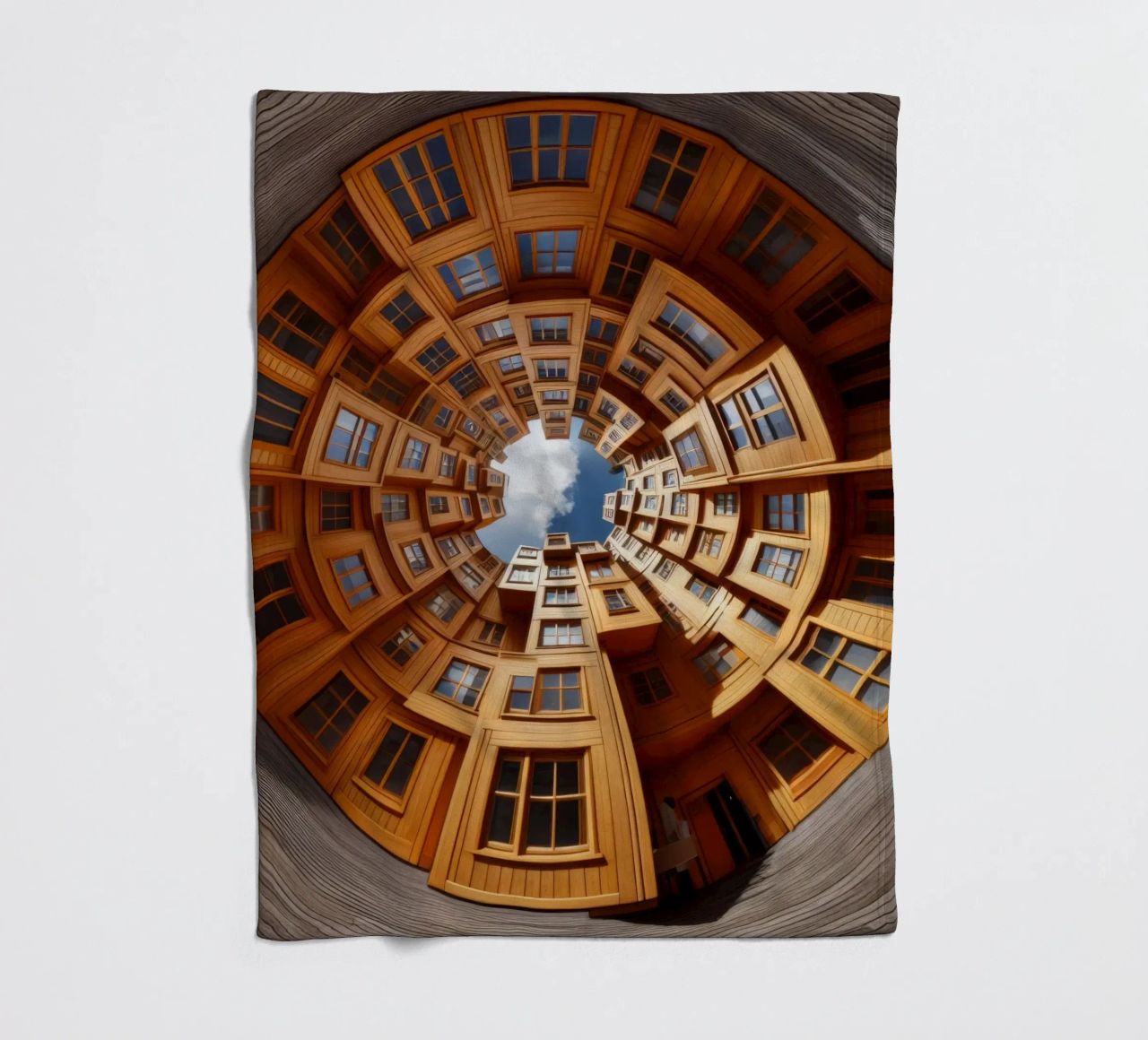 Sphere 060 - Unique Wooden Architecture coperta in pile da Spheres