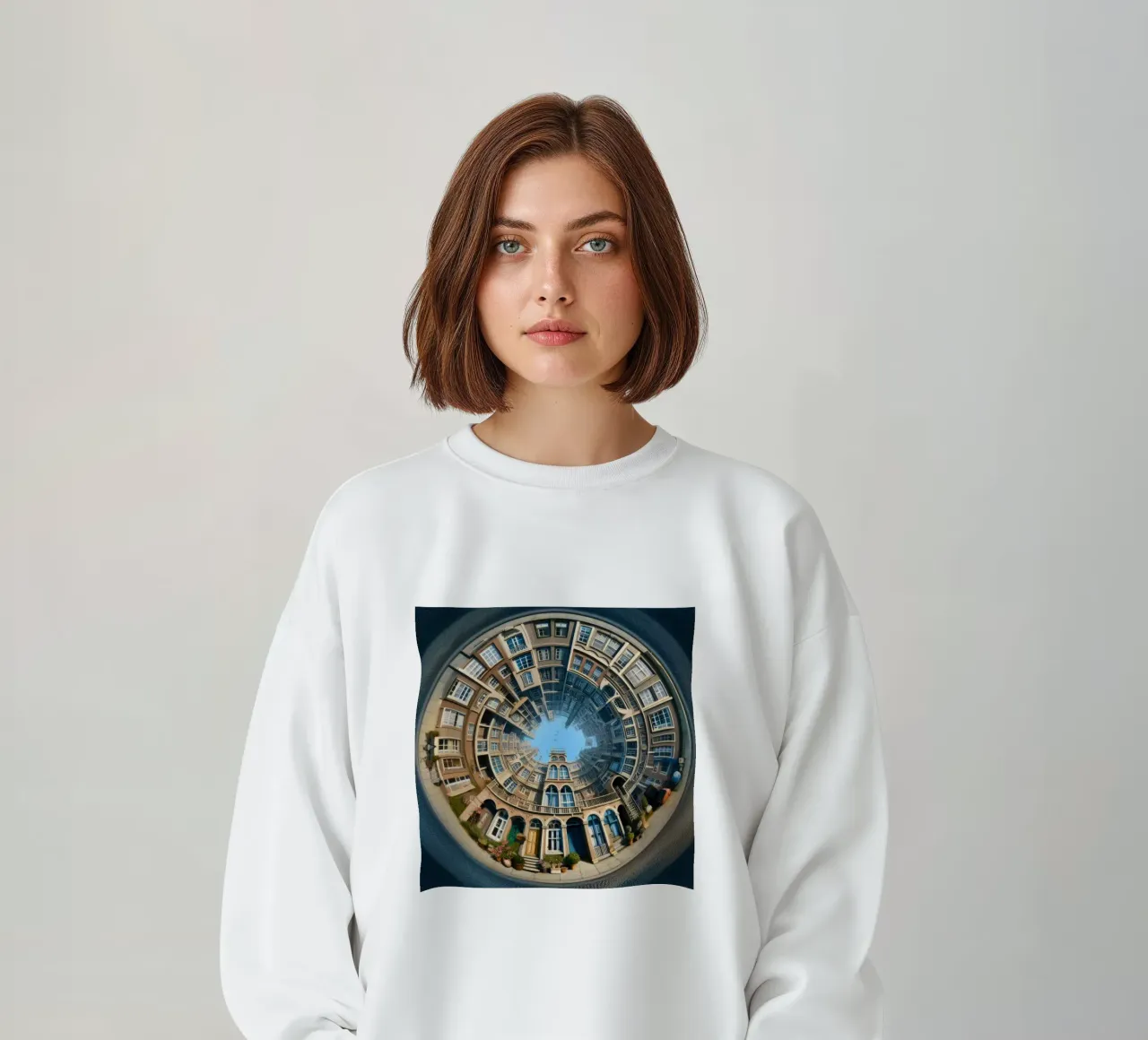 Sphere 064 - Circular Brick Architecture sweatshirt van Spheres
