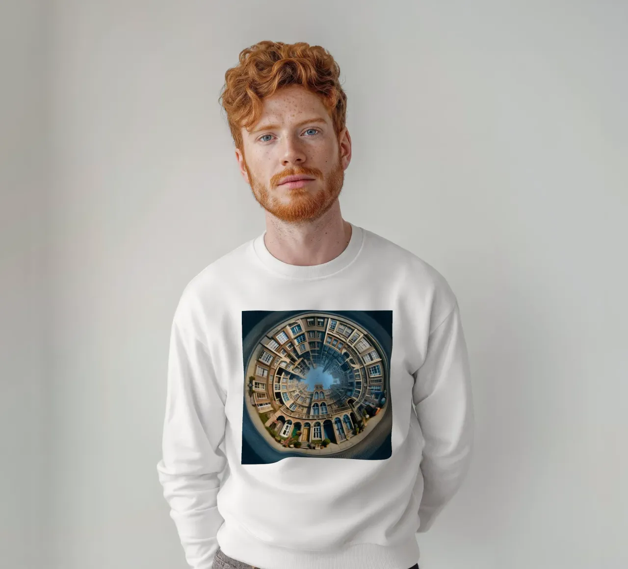 Sphere 064 - Circular Brick Architecture sweatshirt van Spheres