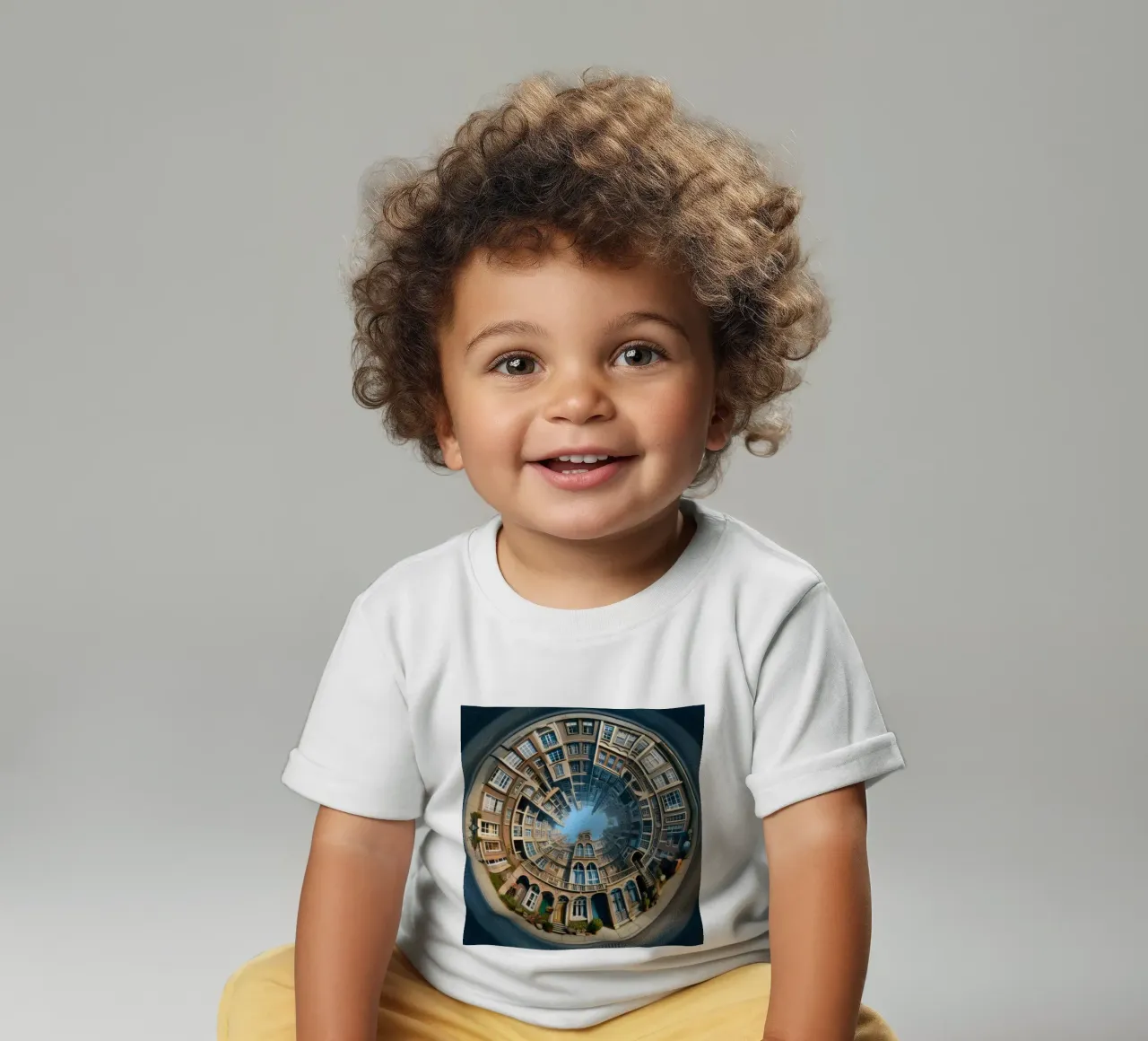 Sphere 064 - Circular Brick Architecture baby t-shirt by Spheres