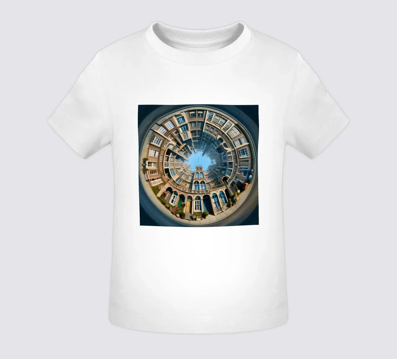 Sphere 064 - Circular Brick Architecture baby t-shirt by Spheres