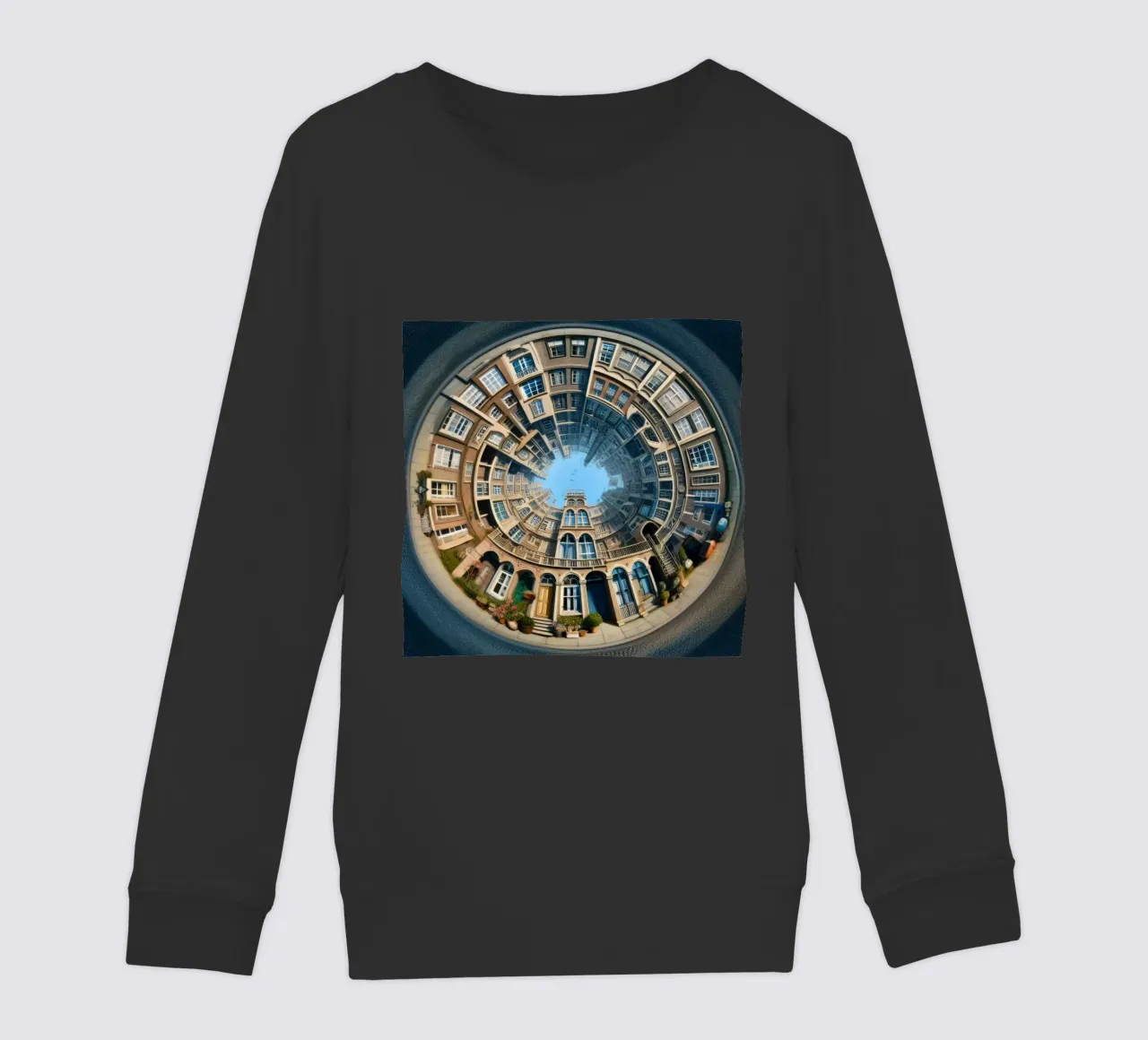 Sphere 064 - Circular Brick Architecture felpa bambino da Spheres