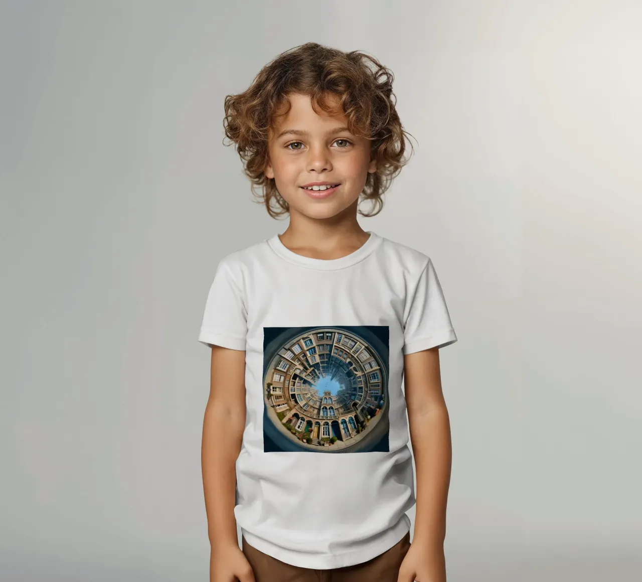 Sphere 064 - Circular Brick Architecture t-shirt bambini da Spheres