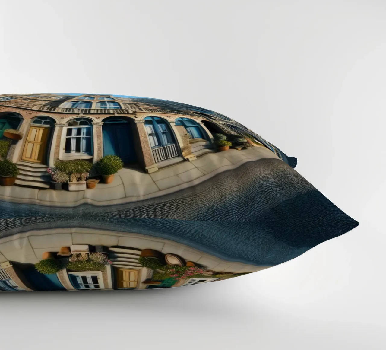 Sphere 064 - Circular Brick Architecture cuscino da Spheres