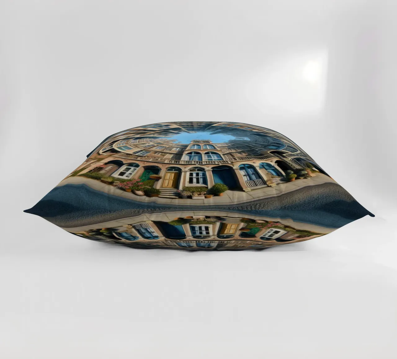 Sphere 064 - Circular Brick Architecture cuscino da Spheres