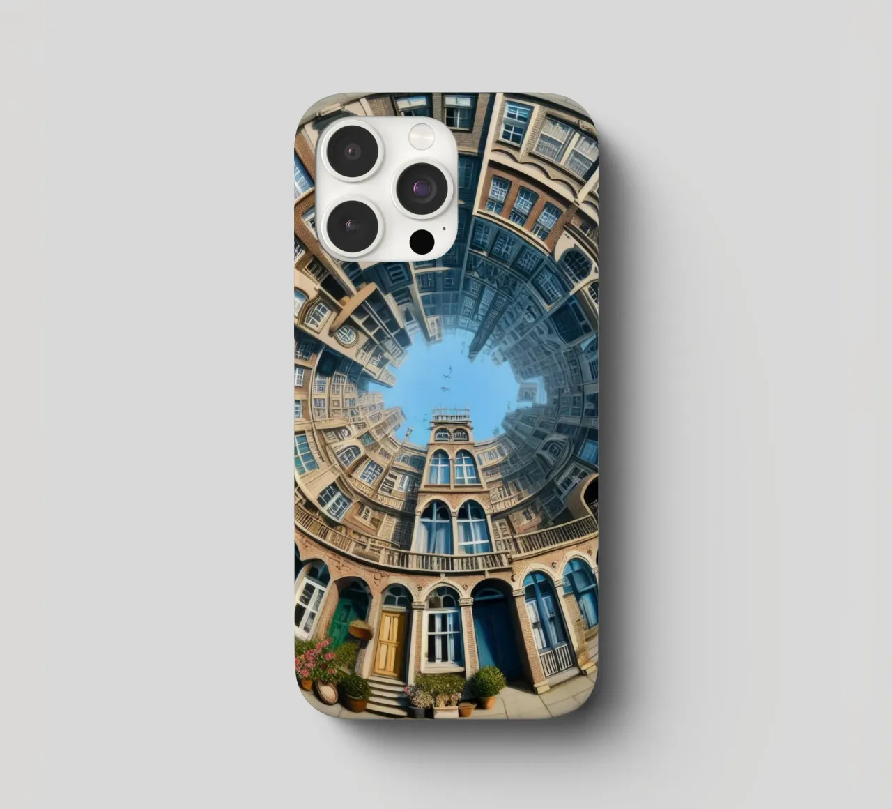 Sphere 064 - Circular Brick Architecture cover iphone da Spheres