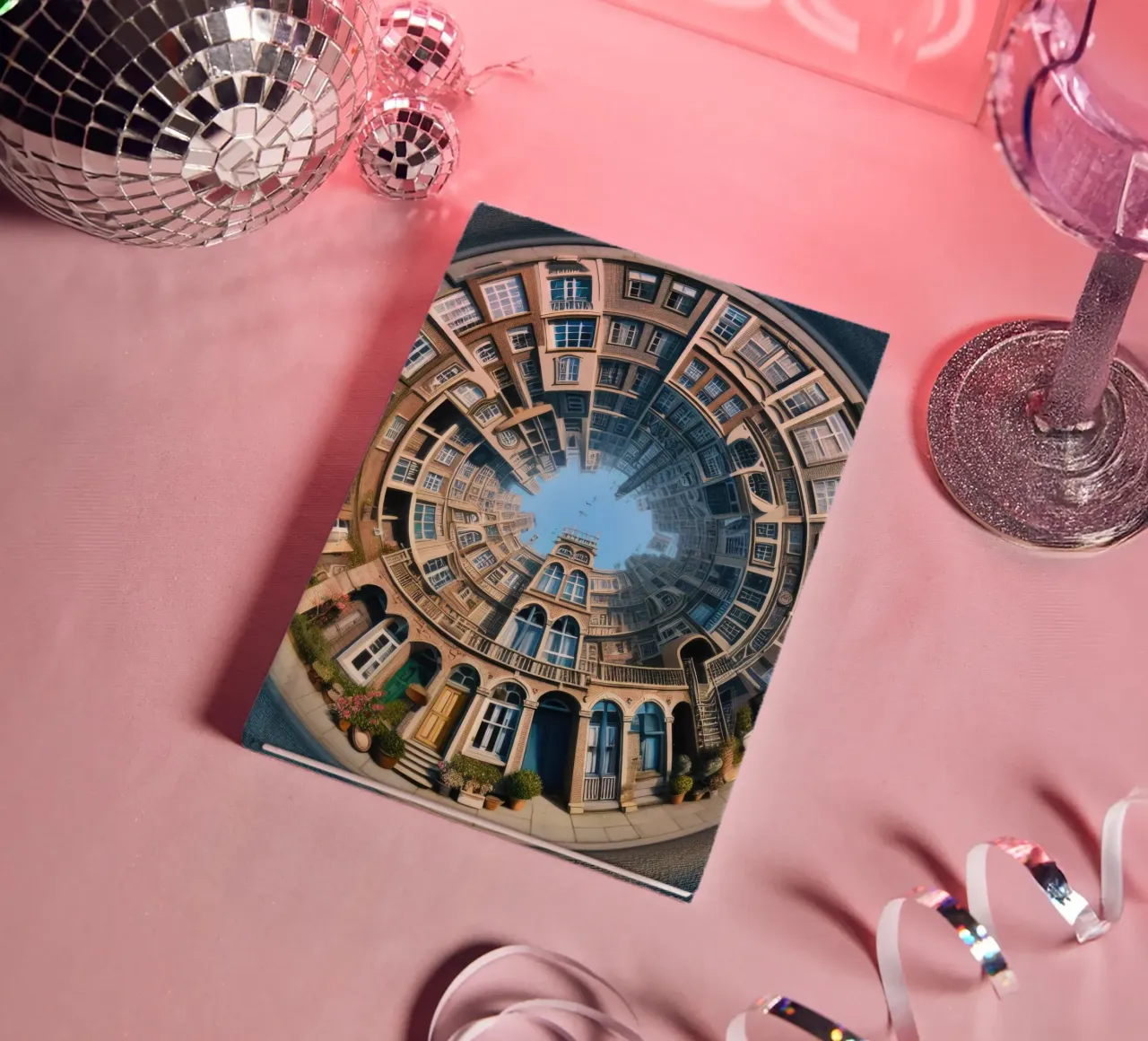 Sphere 064 - Circular Brick Architecture notebook by Spheres