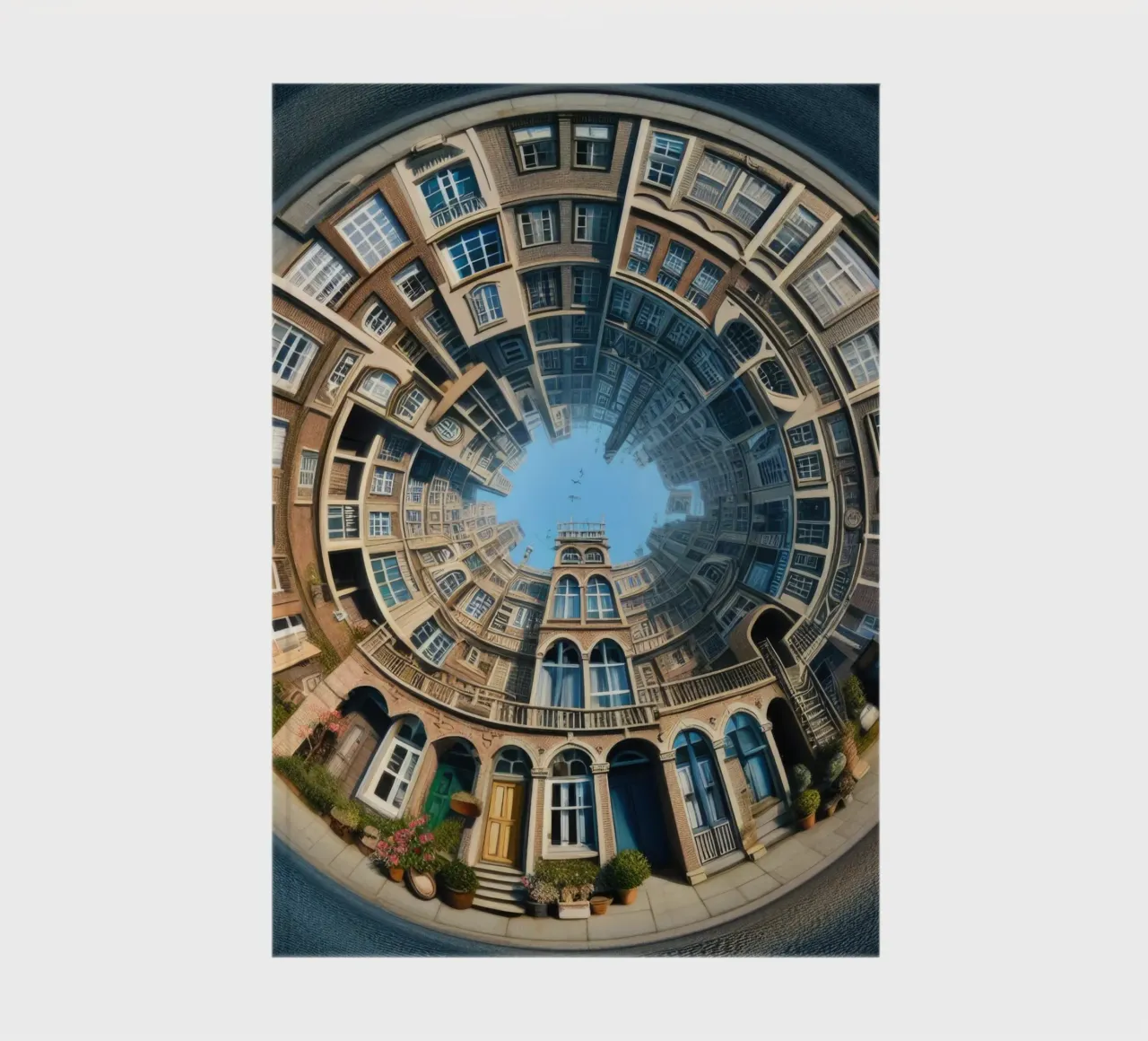 Sphere 064 - Circular Brick Architecture notebook by Spheres