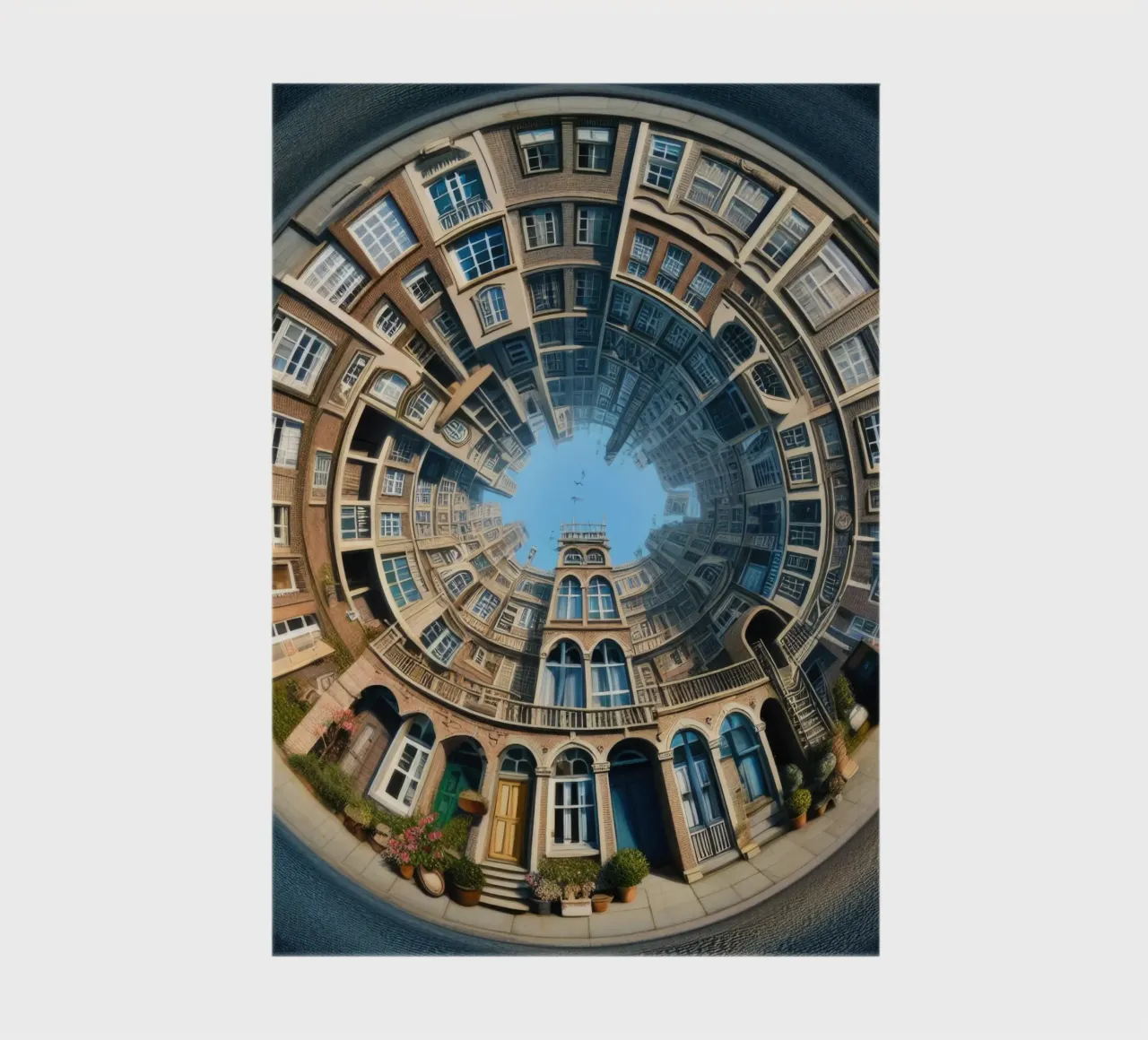 Sphere 064 - Circular Brick Architecture notebook by Spheres