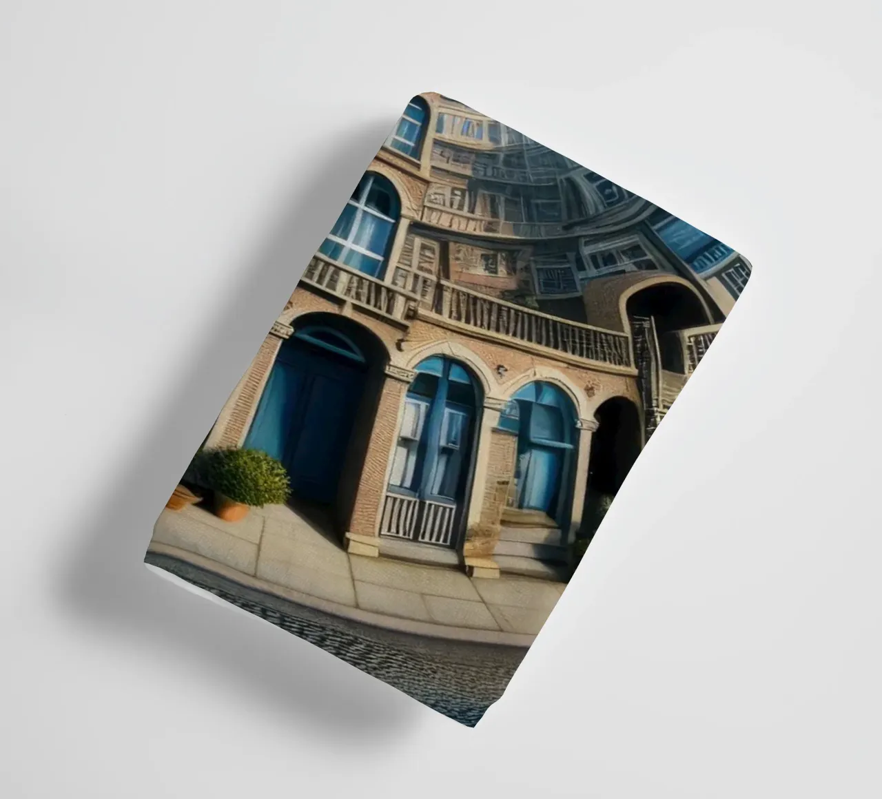 Sphere 064 - Circular Brick Architecture towel by Spheres