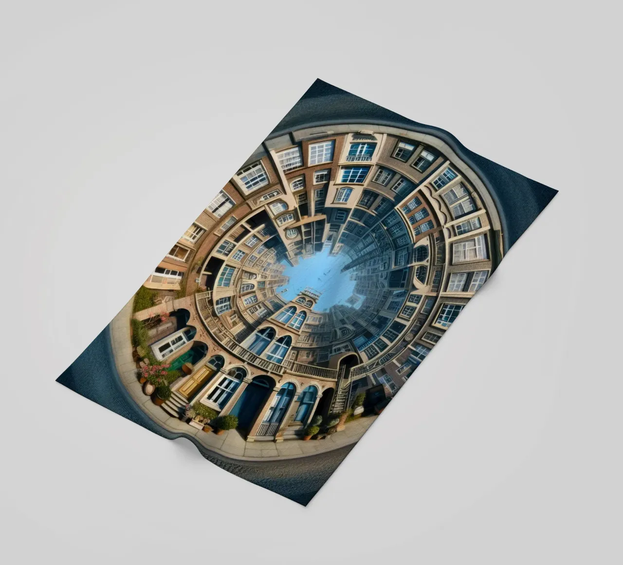 Sphere 064 - Circular Brick Architecture Strandtuch von Spheres
