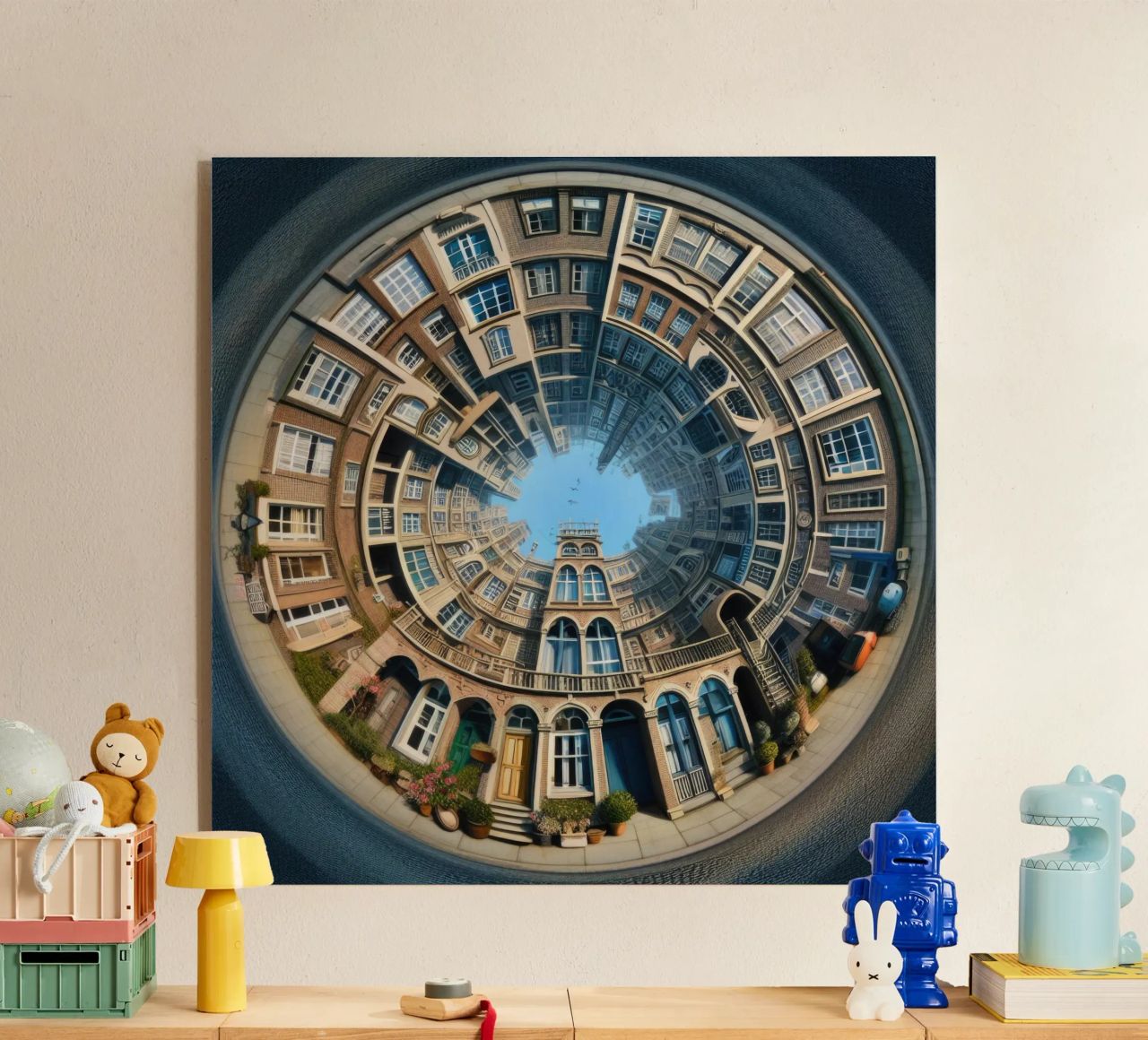 Sphere 064 - Circular Brick Architecture plexiglass da Spheres